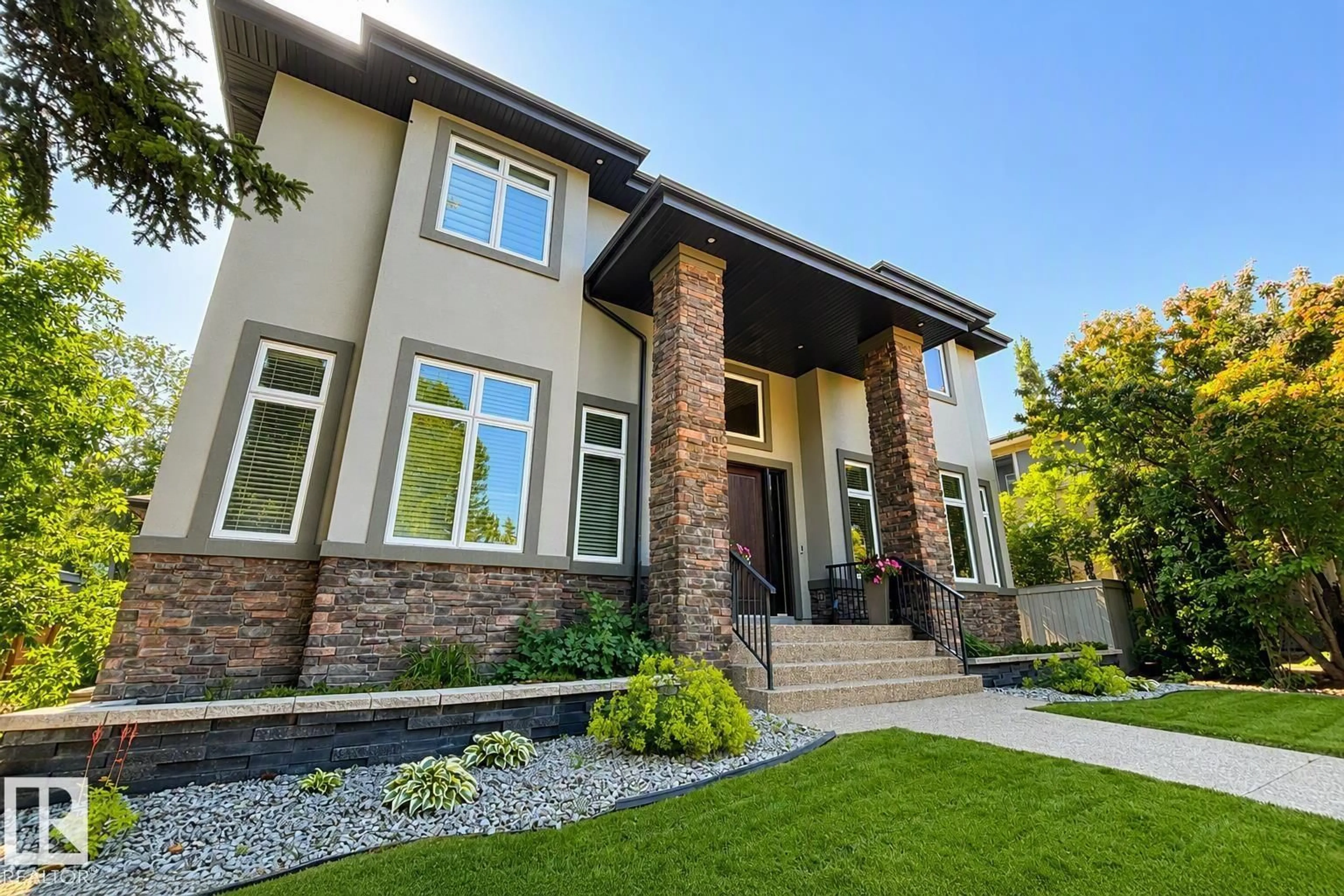 Home with brick exterior material, street for 8927 120 ST, Edmonton Alberta T6J1X6