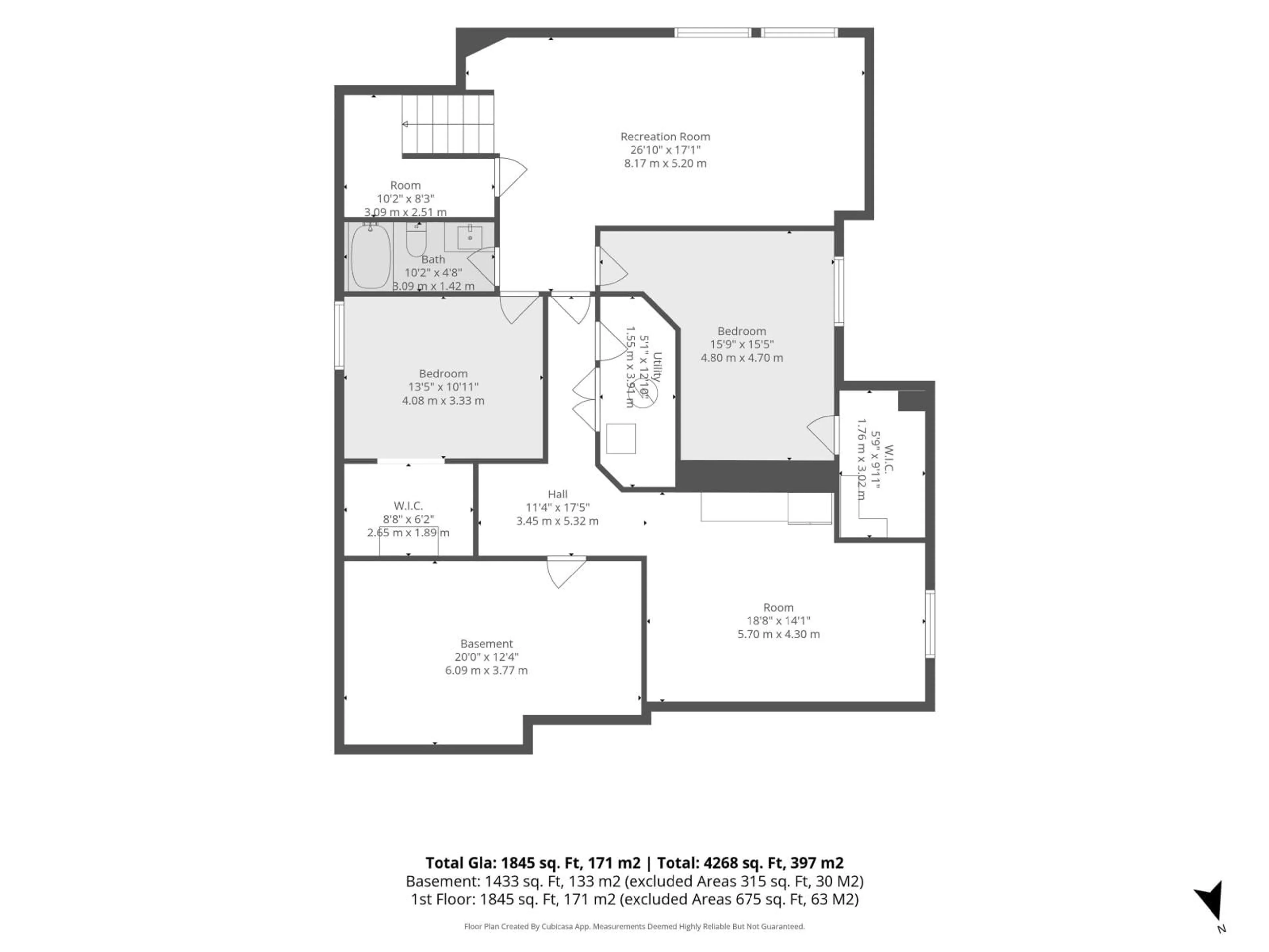 Floor plan for #A - 12 INVERMERE PL, St. Albert Alberta T8N5N1