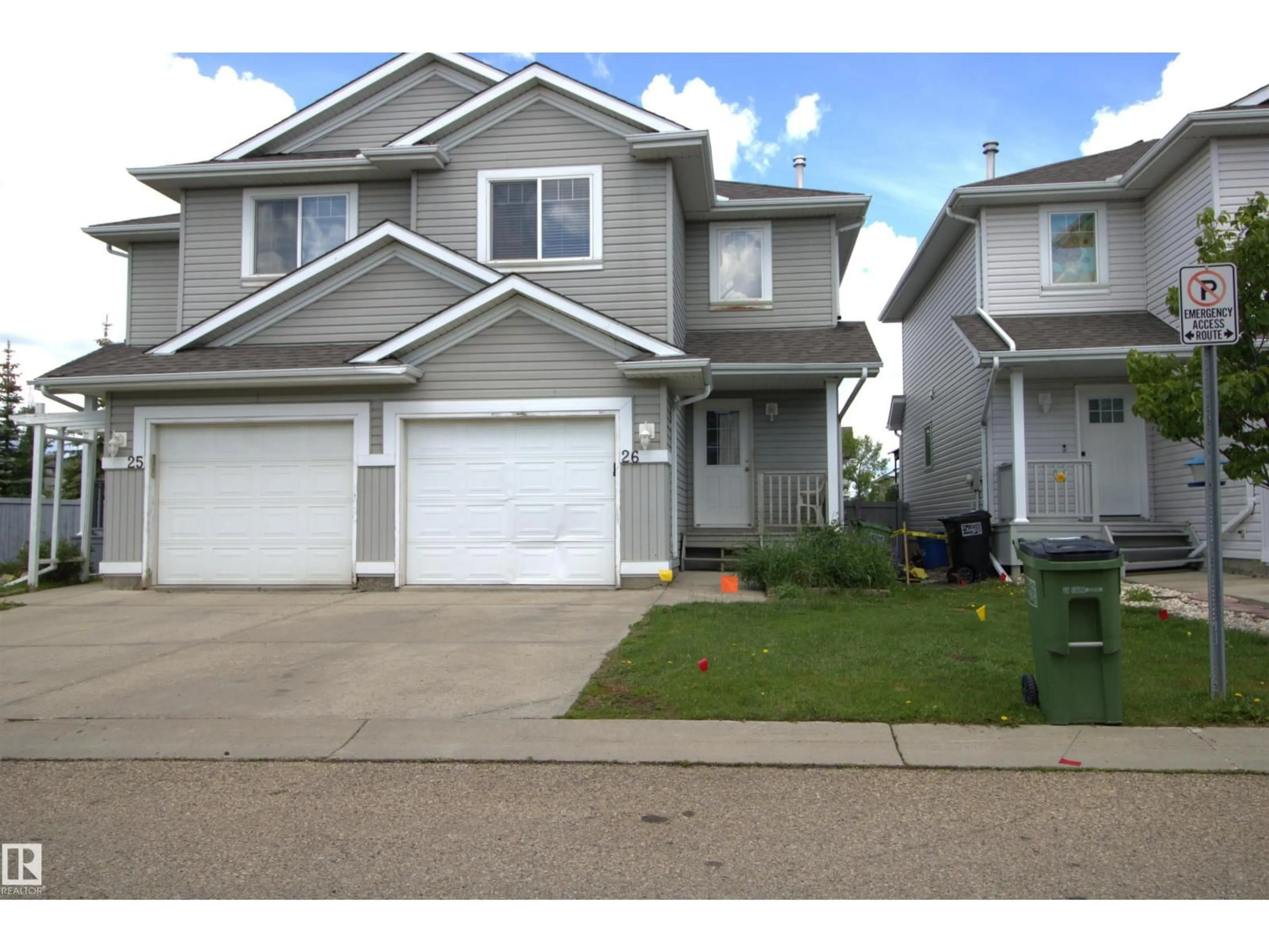 Home with vinyl exterior material, street for #26 - 13403 CUMBERLAND RD, Edmonton Alberta T6V1P9