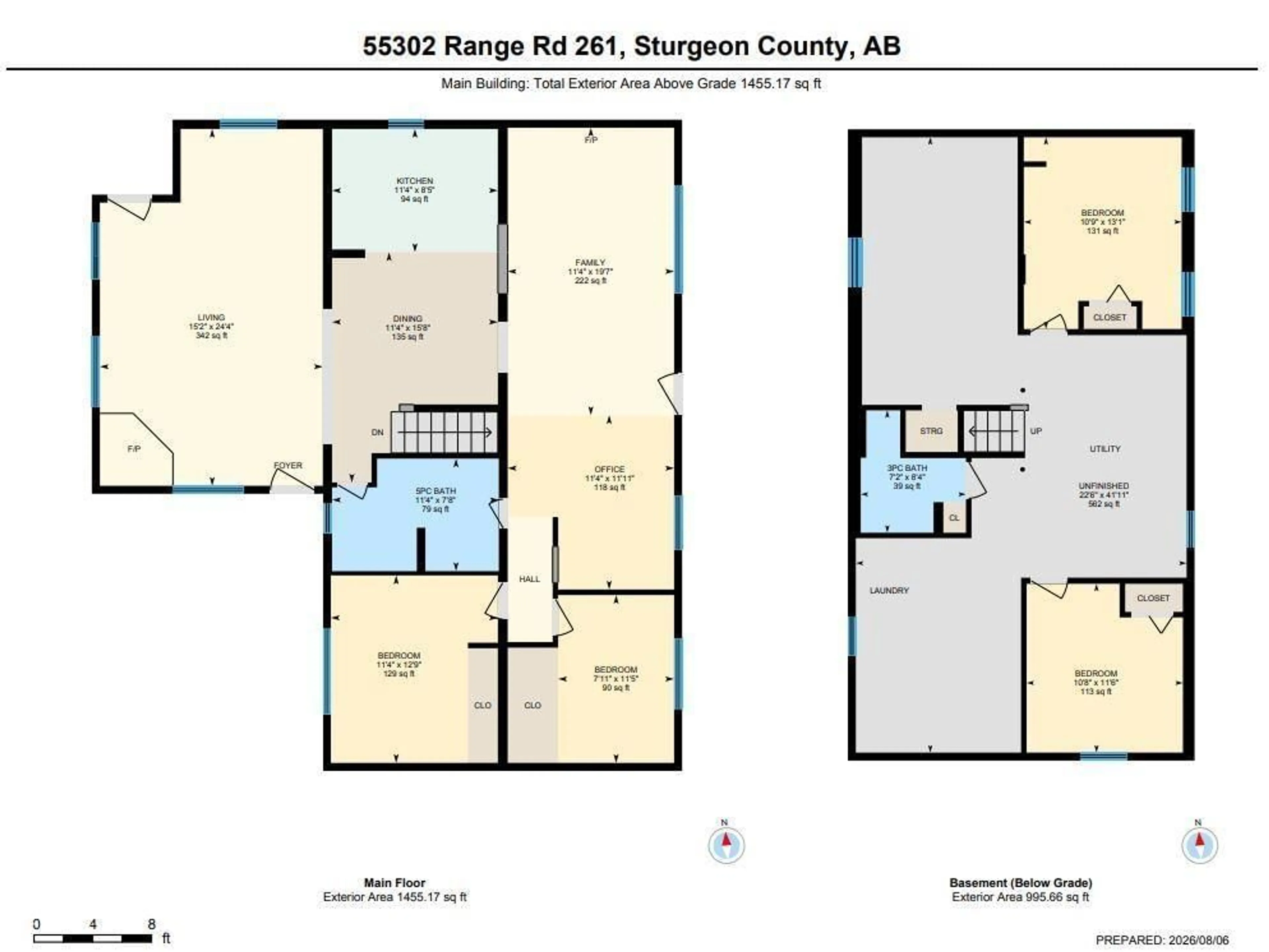 Floor plan for 55302 RGE ROAD 261, Rural Sturgeon County Alberta T8R0V6