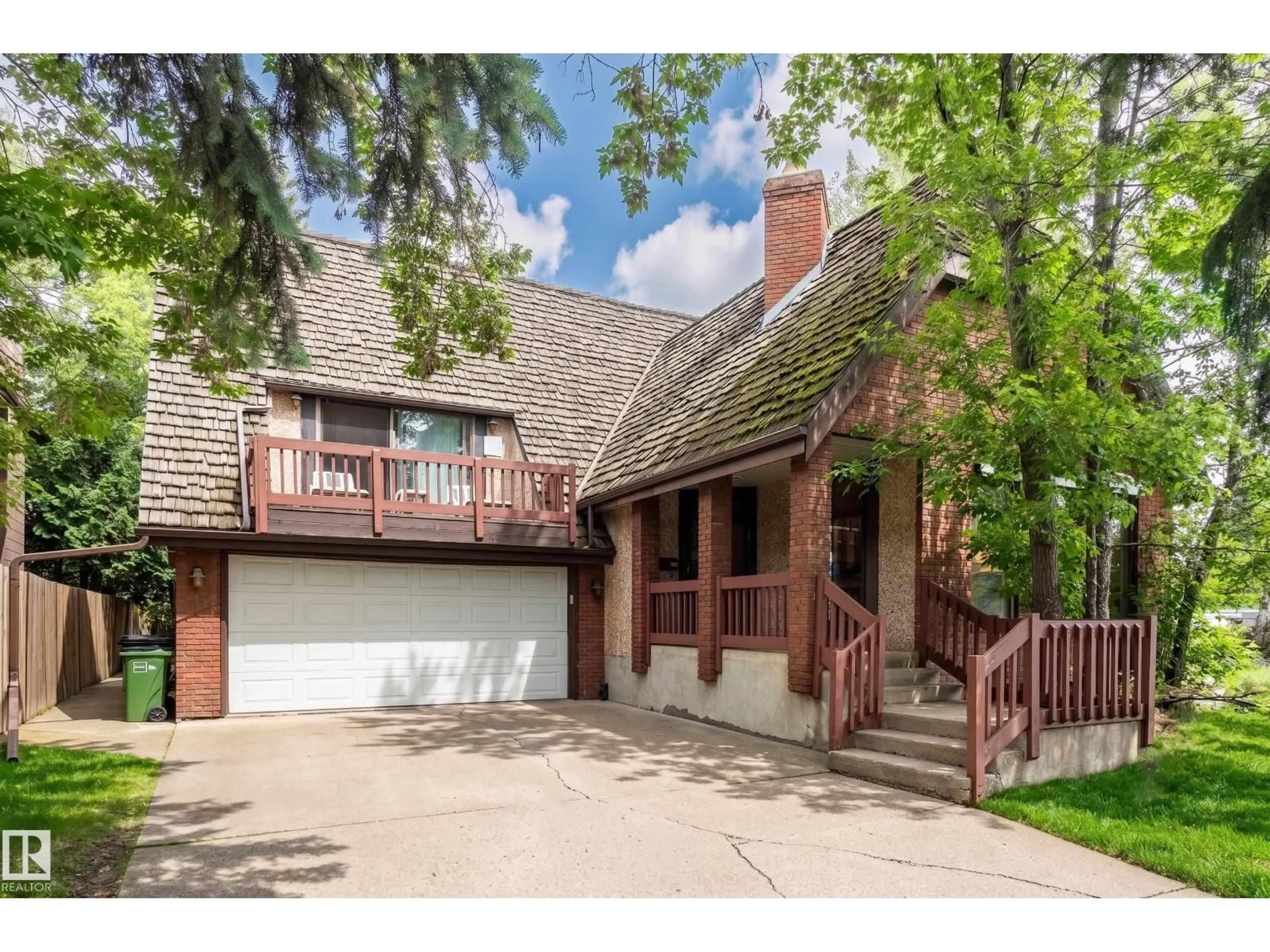 Home with brick exterior material, street for 14514 101 AV, Edmonton Alberta T5N3Z2