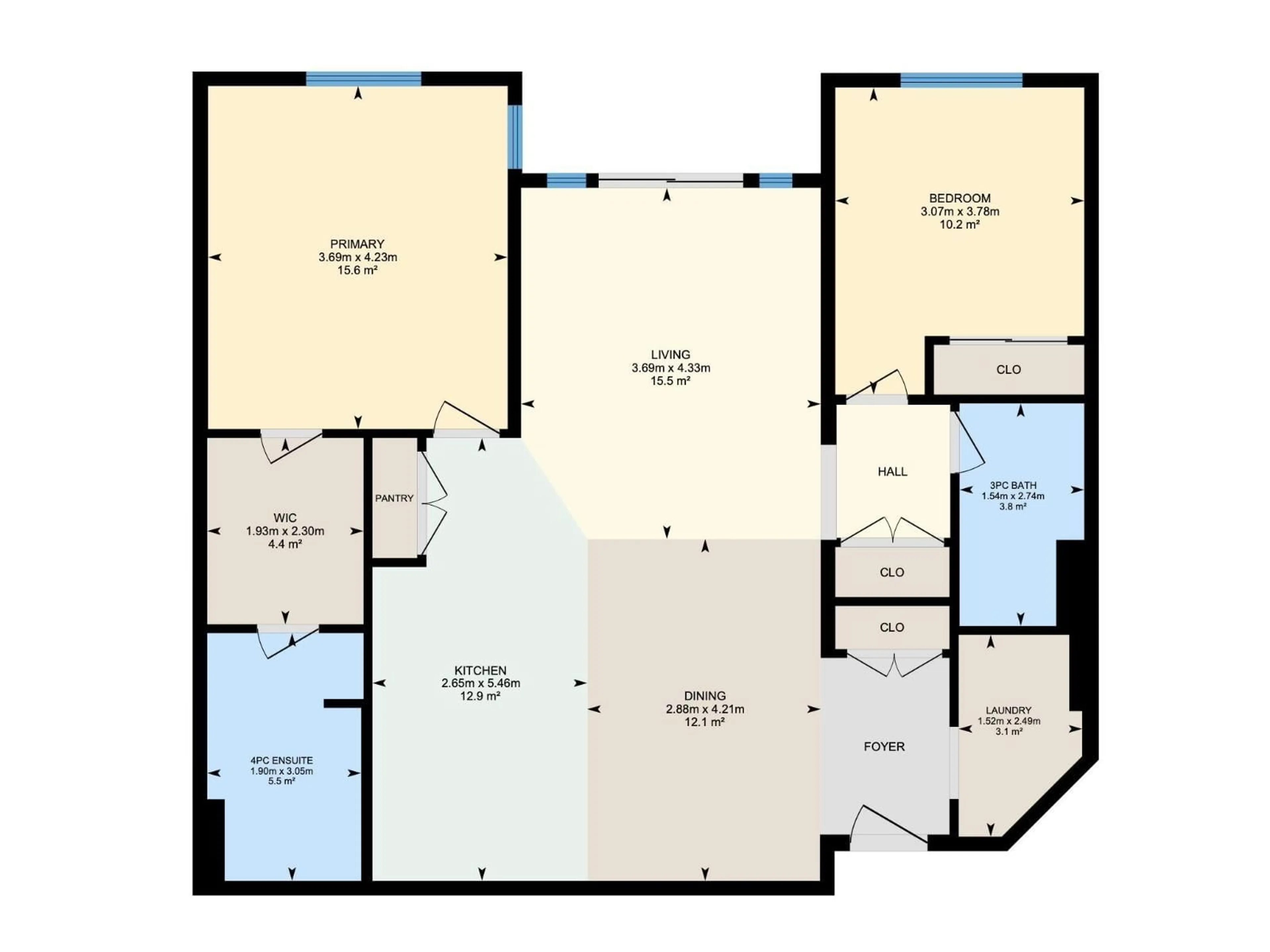 Floor plan for #211 - 278 SUDER GREENS DR, Edmonton Alberta T5T6V6