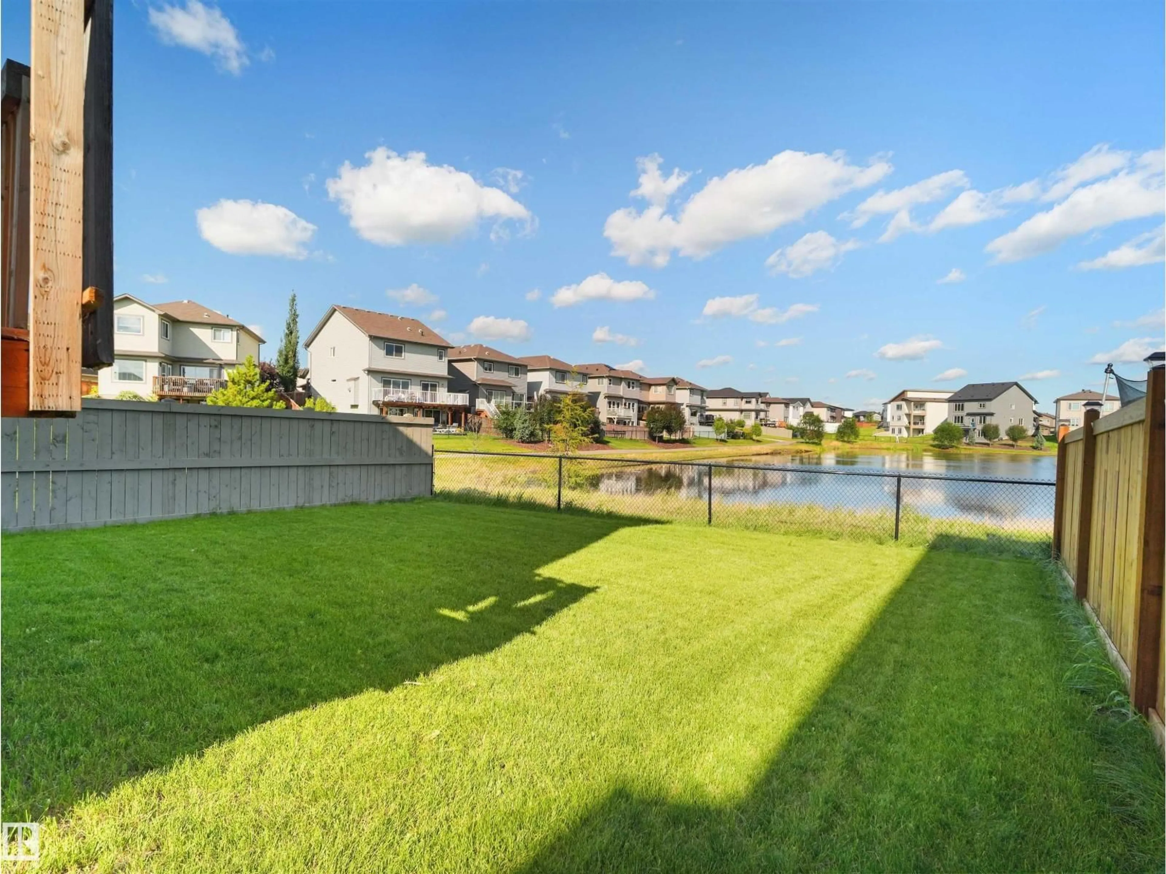 A pic from outside/outdoor area/front of a property/back of a property/a pic from drone, water/lake/river/ocean view for 4597 66 ST, Beaumont Alberta T4X2Z4