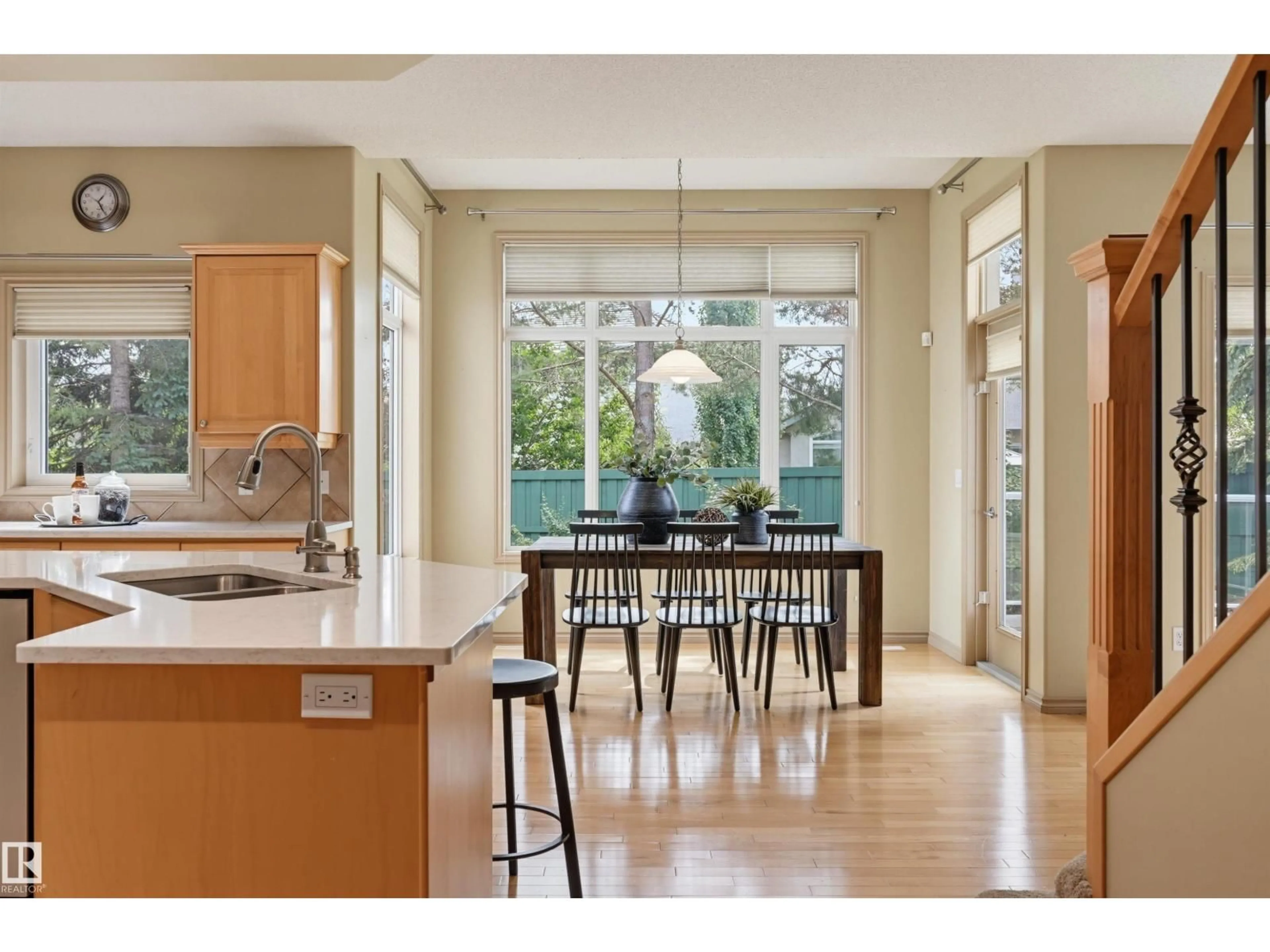 Open concept kitchen, ceramic/tile floor for 708 HALIBURTON CR, Edmonton Alberta T6R2X5