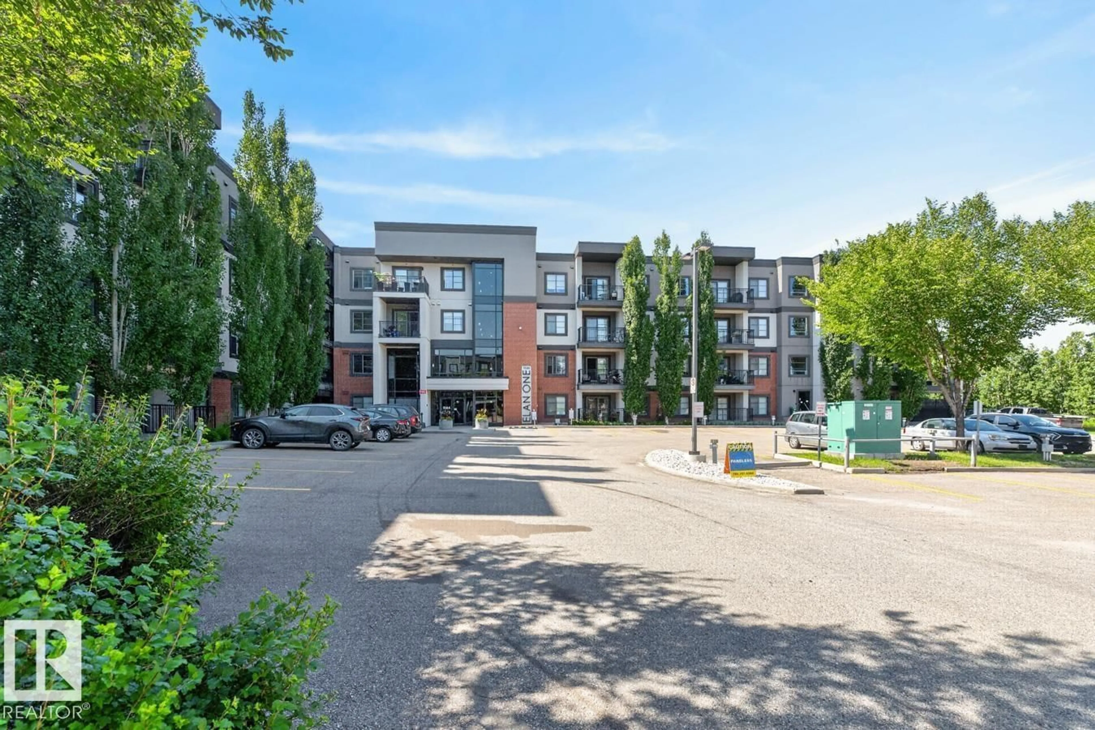 A pic from outside/outdoor area/front of a property/back of a property/a pic from drone, building for 307 - 1144 ADAMSON DR, Edmonton Alberta T6W2X7