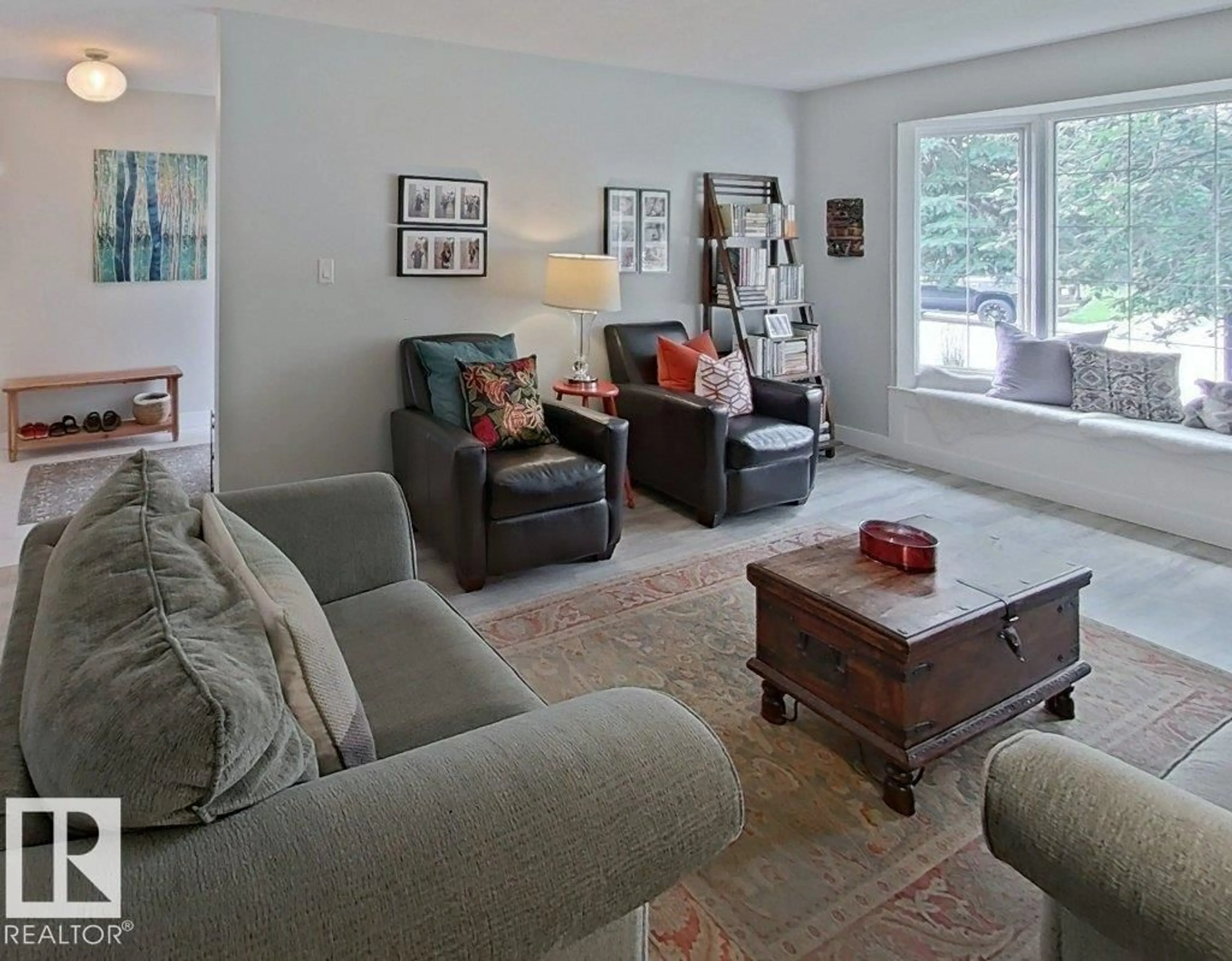 Living room with furniture, unknown for 2725 104A ST NW, Edmonton Alberta T6J4C4