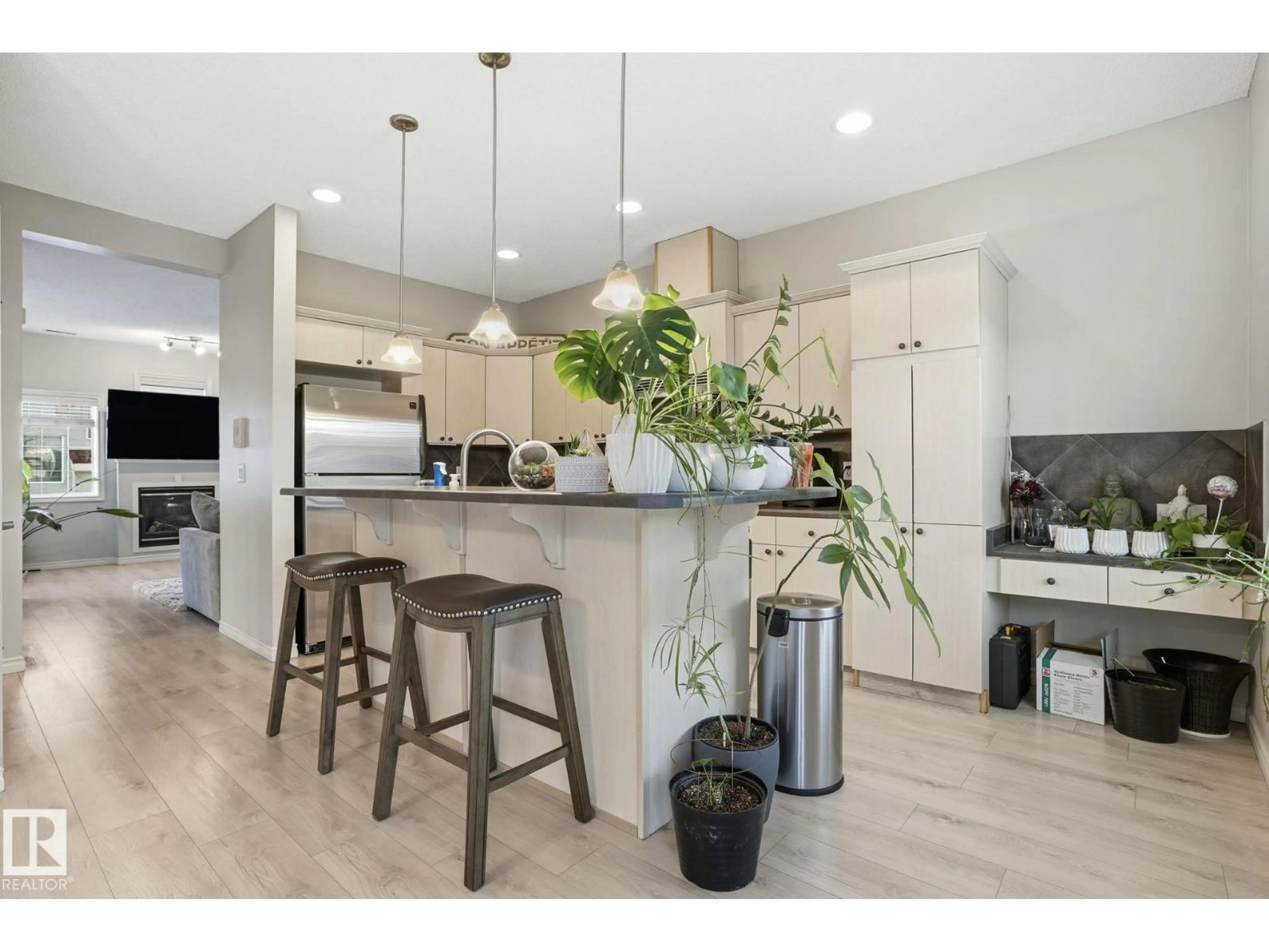 Open concept kitchen, unknown for #52 - 13825 155 AV NW, Edmonton Alberta T6V0B8
