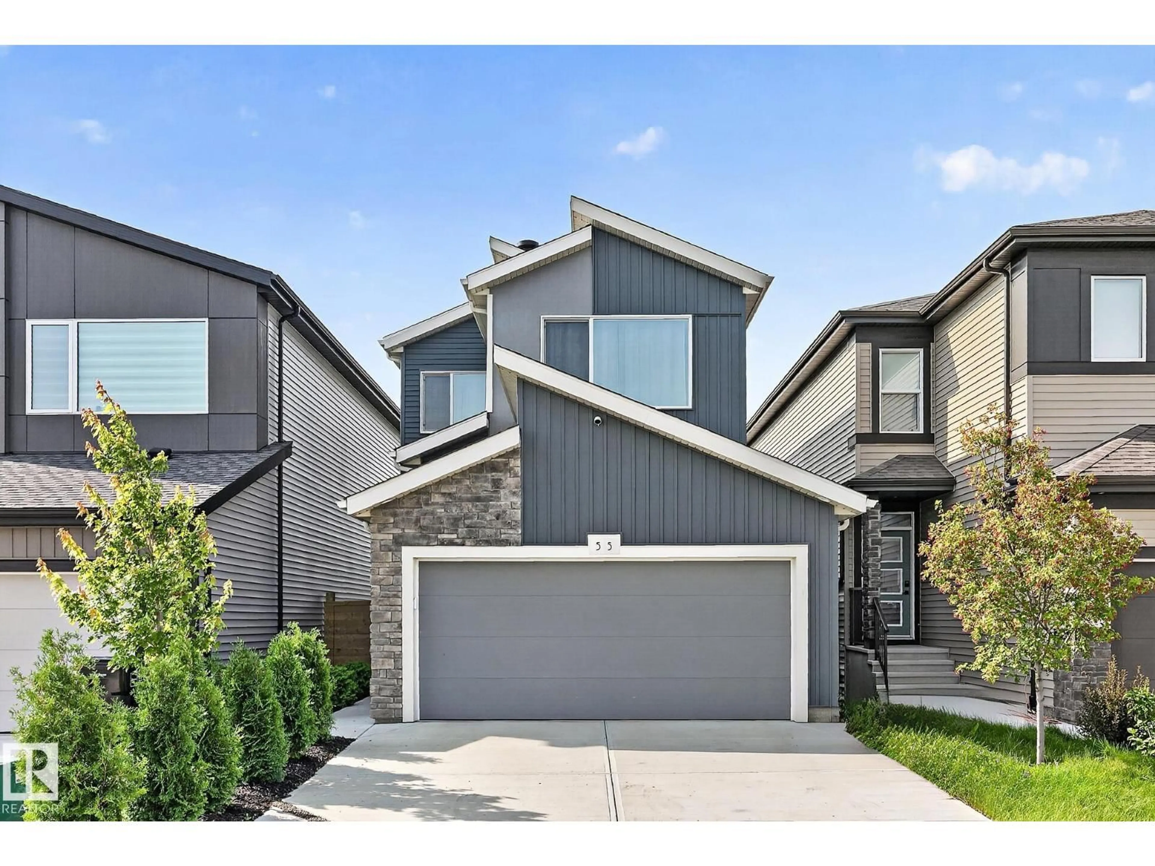 Home with brick exterior material, street for 55 ELSINORE PL, Edmonton Alberta T5X0M6