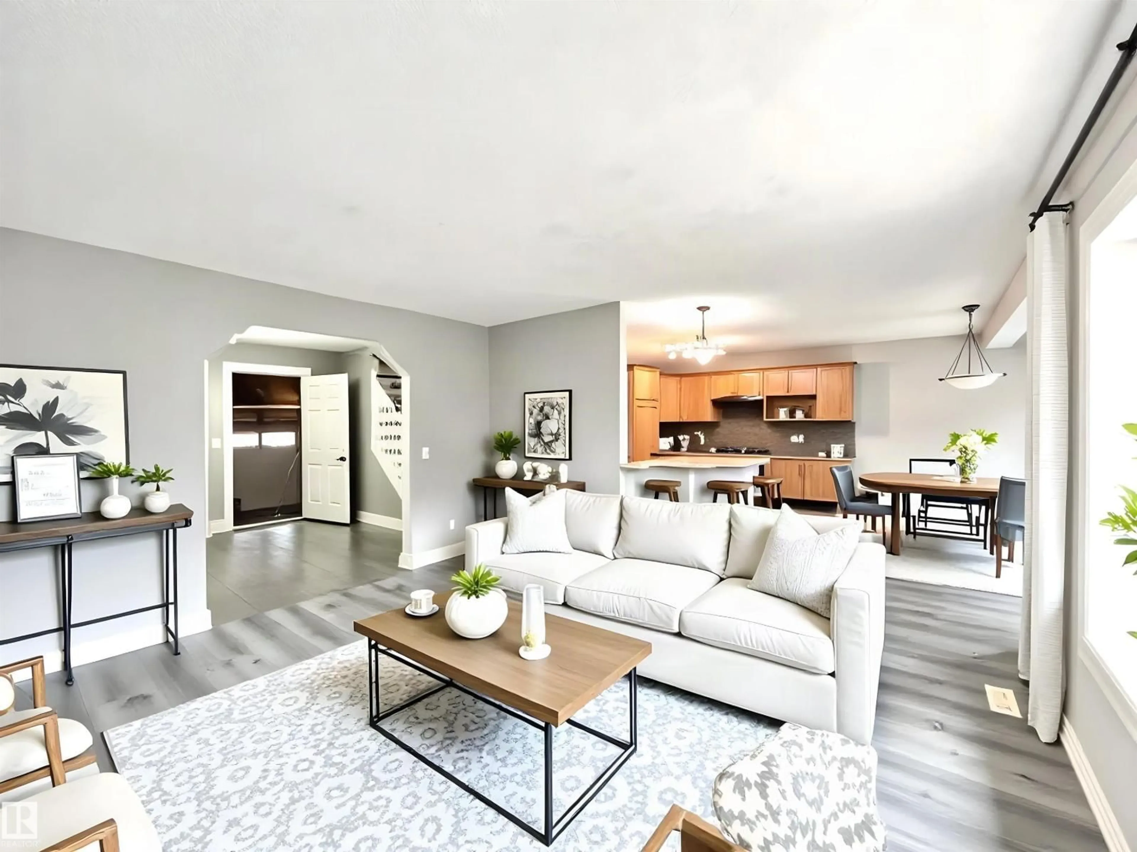 Living room with furniture, unknown for 11407 167A AV, Edmonton Alberta T5X0A7
