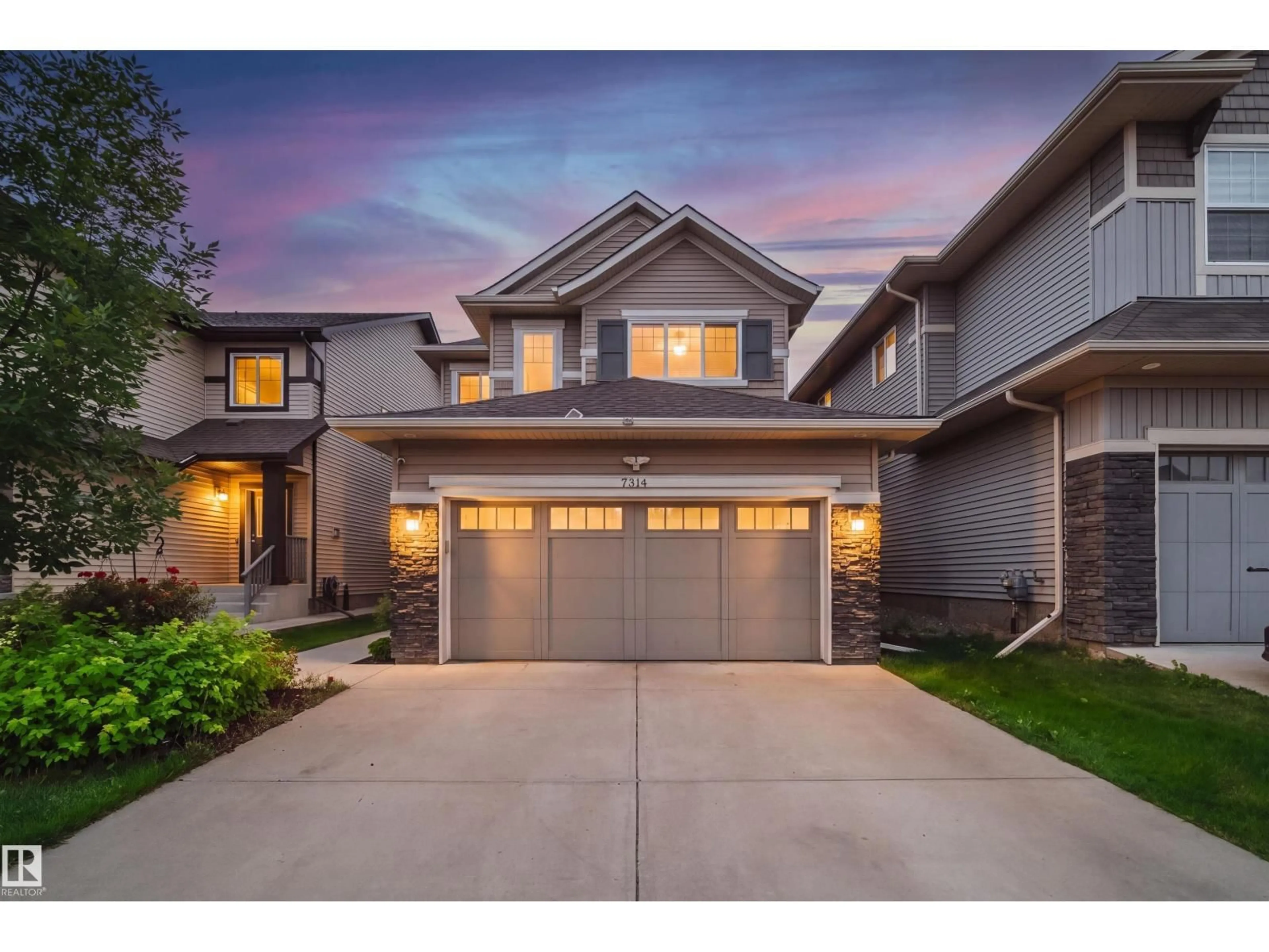 Home with brick exterior material, street for 7314 EDGEMONT WY, Edmonton Alberta T6M0S1
