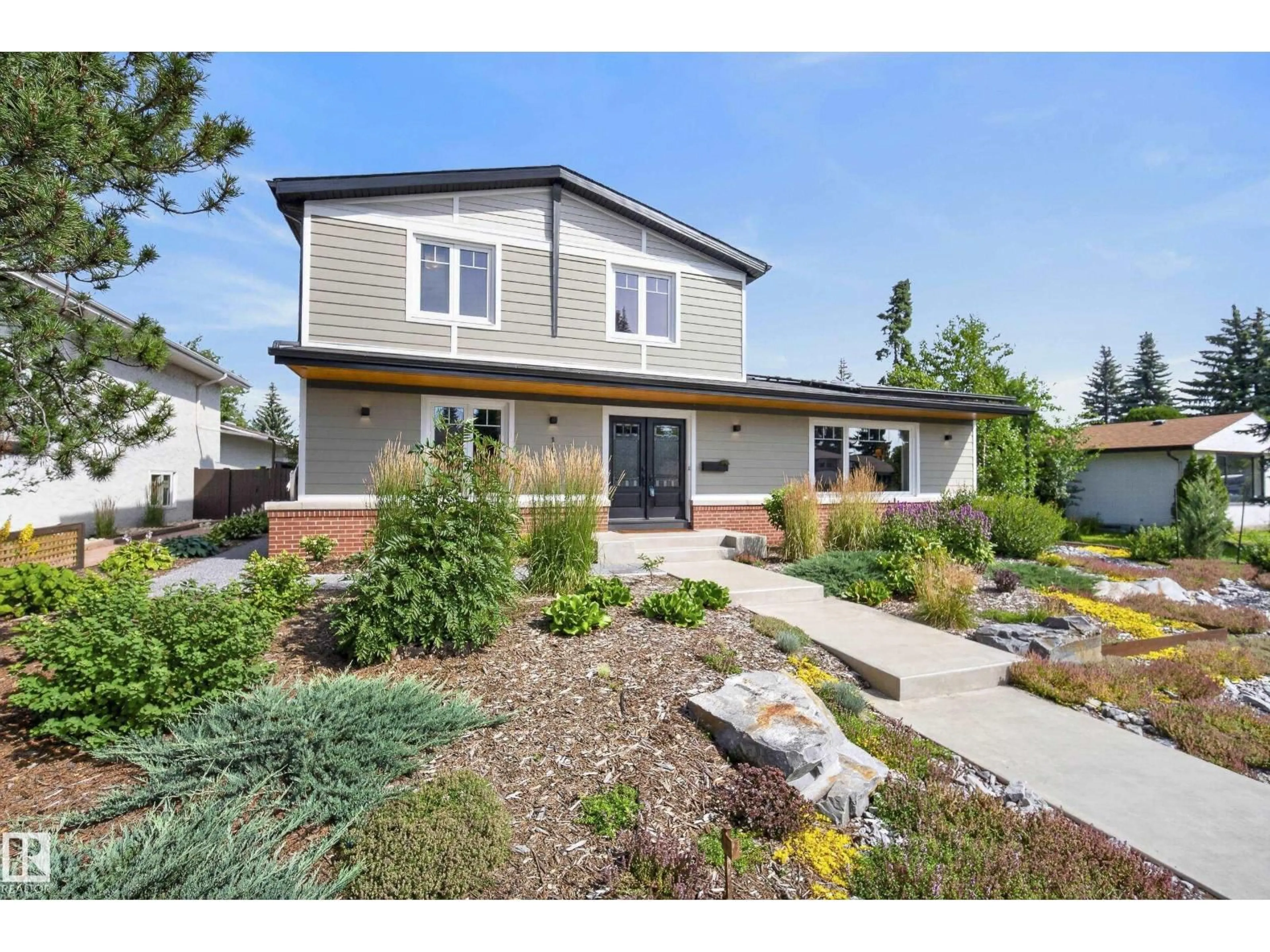 Home with brick exterior material, street for 14332 51 AV, Edmonton Alberta T6H0N1