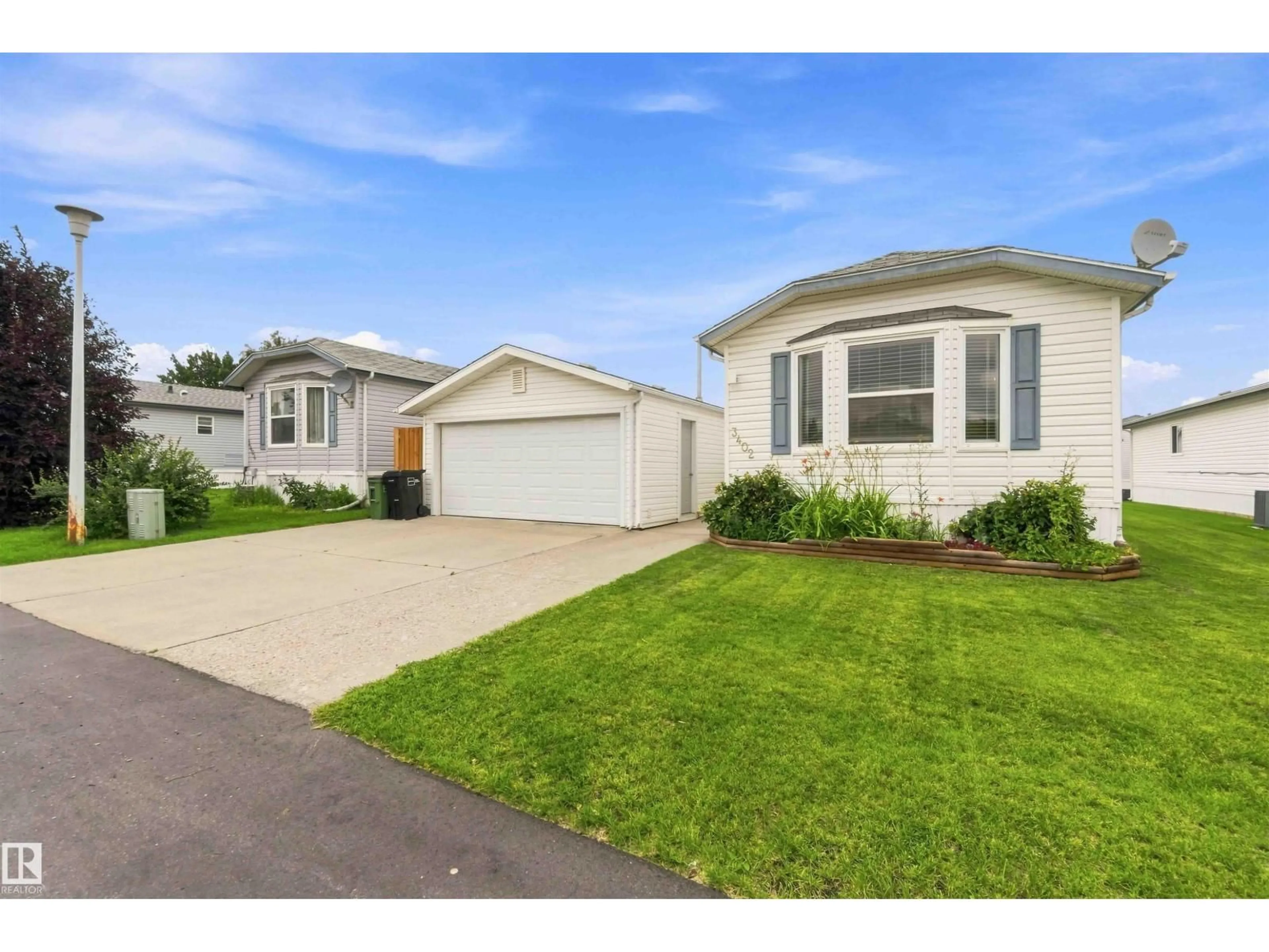 Home with vinyl exterior material, street for 3402 LAKEVIEW PT, Edmonton Alberta T5S2R8