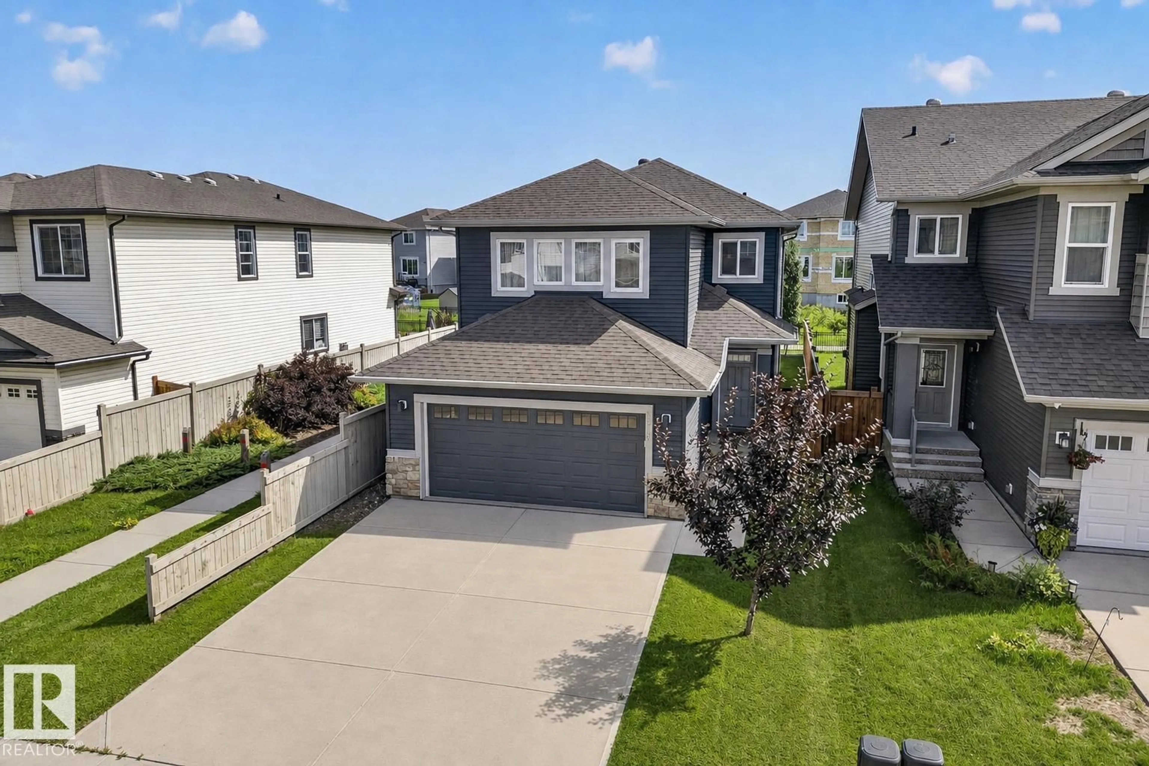 A pic from outside/outdoor area/front of a property/back of a property/a pic from drone, street for 3519 8 ST, Edmonton Alberta T6T1A2
