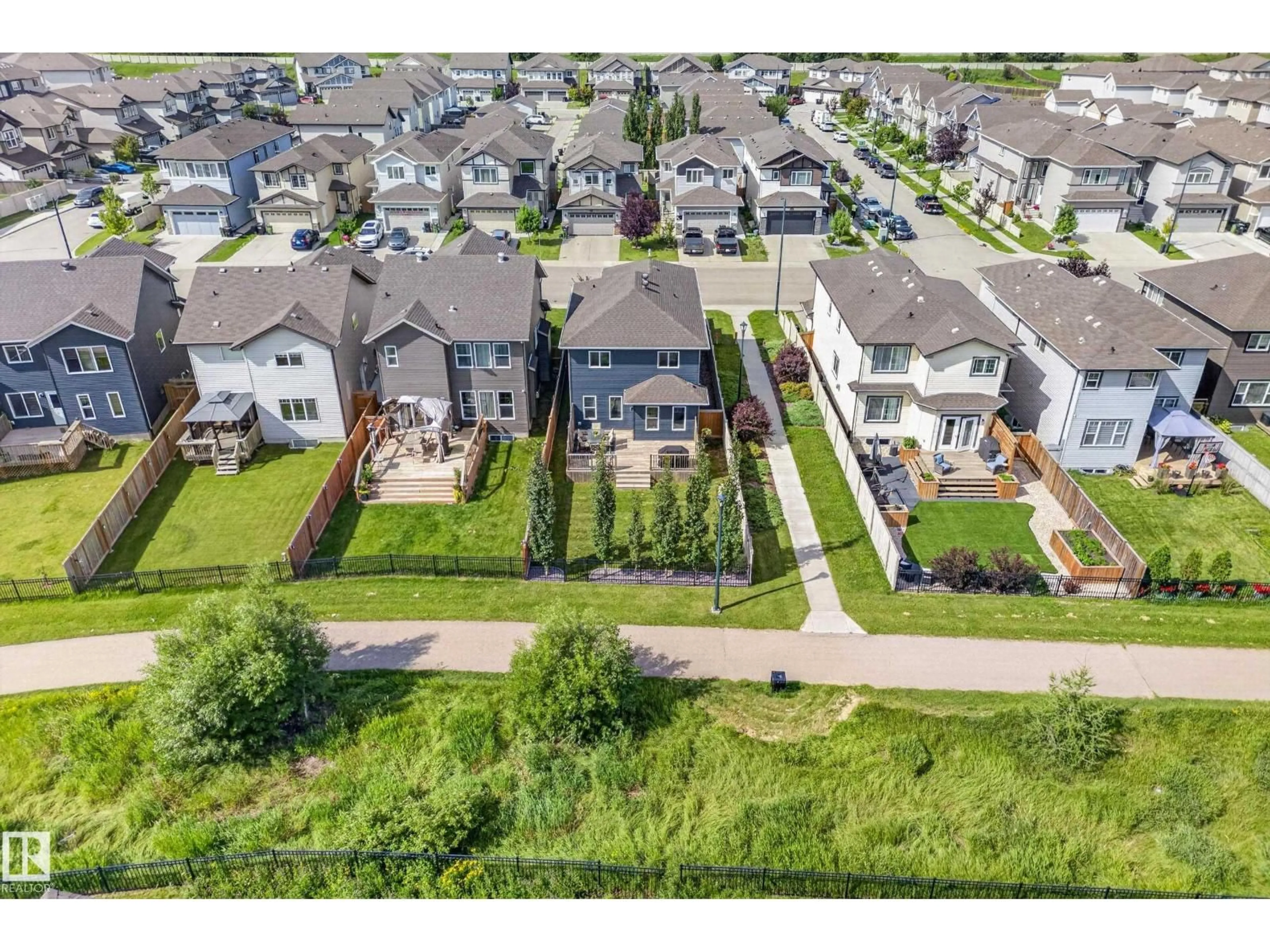 A pic from outside/outdoor area/front of a property/back of a property/a pic from drone, street for 3519 8 ST, Edmonton Alberta T6T1A2