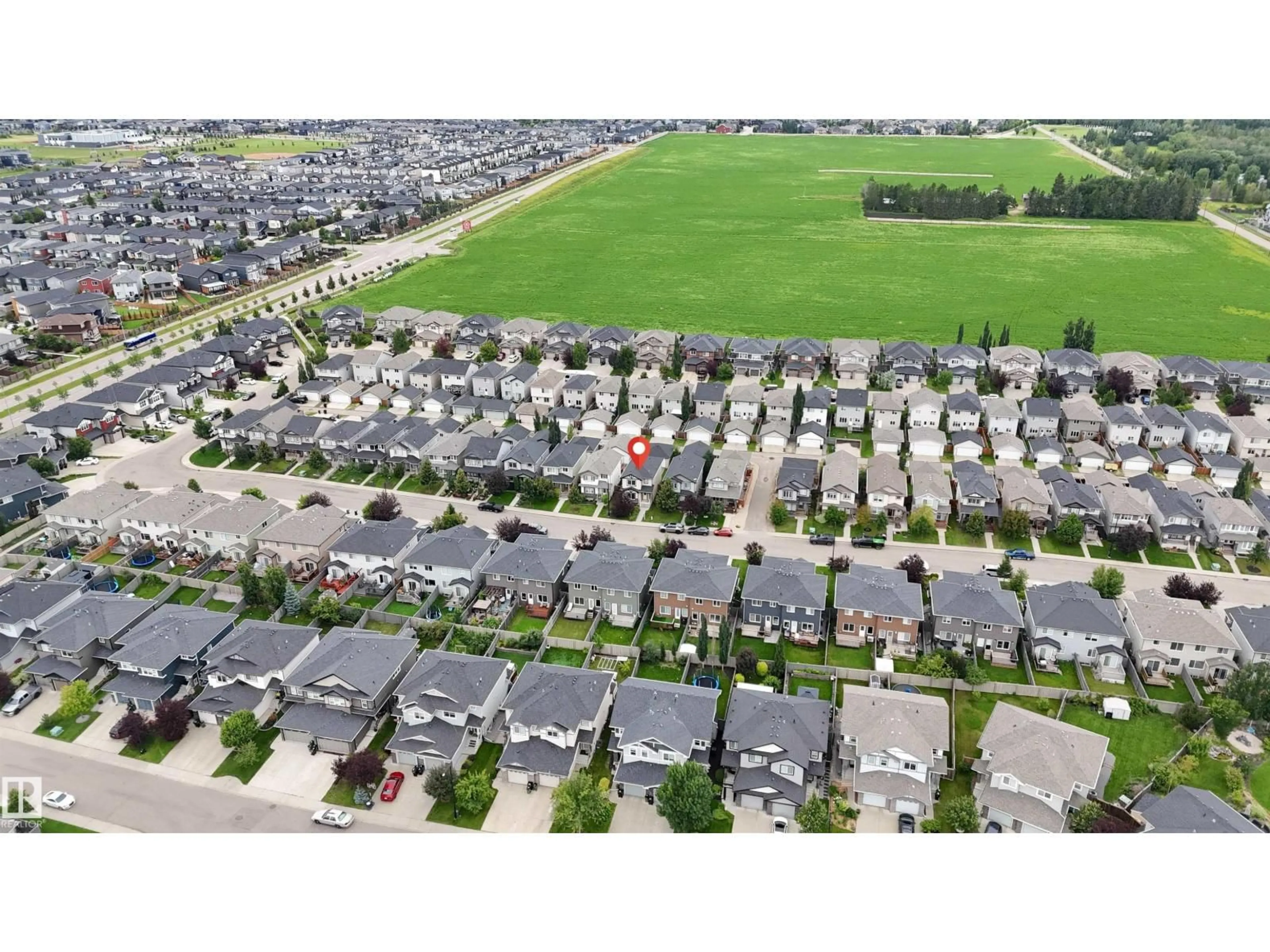 A pic from outside/outdoor area/front of a property/back of a property/a pic from drone, street for SW - 1128 177 ST, Edmonton Alberta T6W1Z9