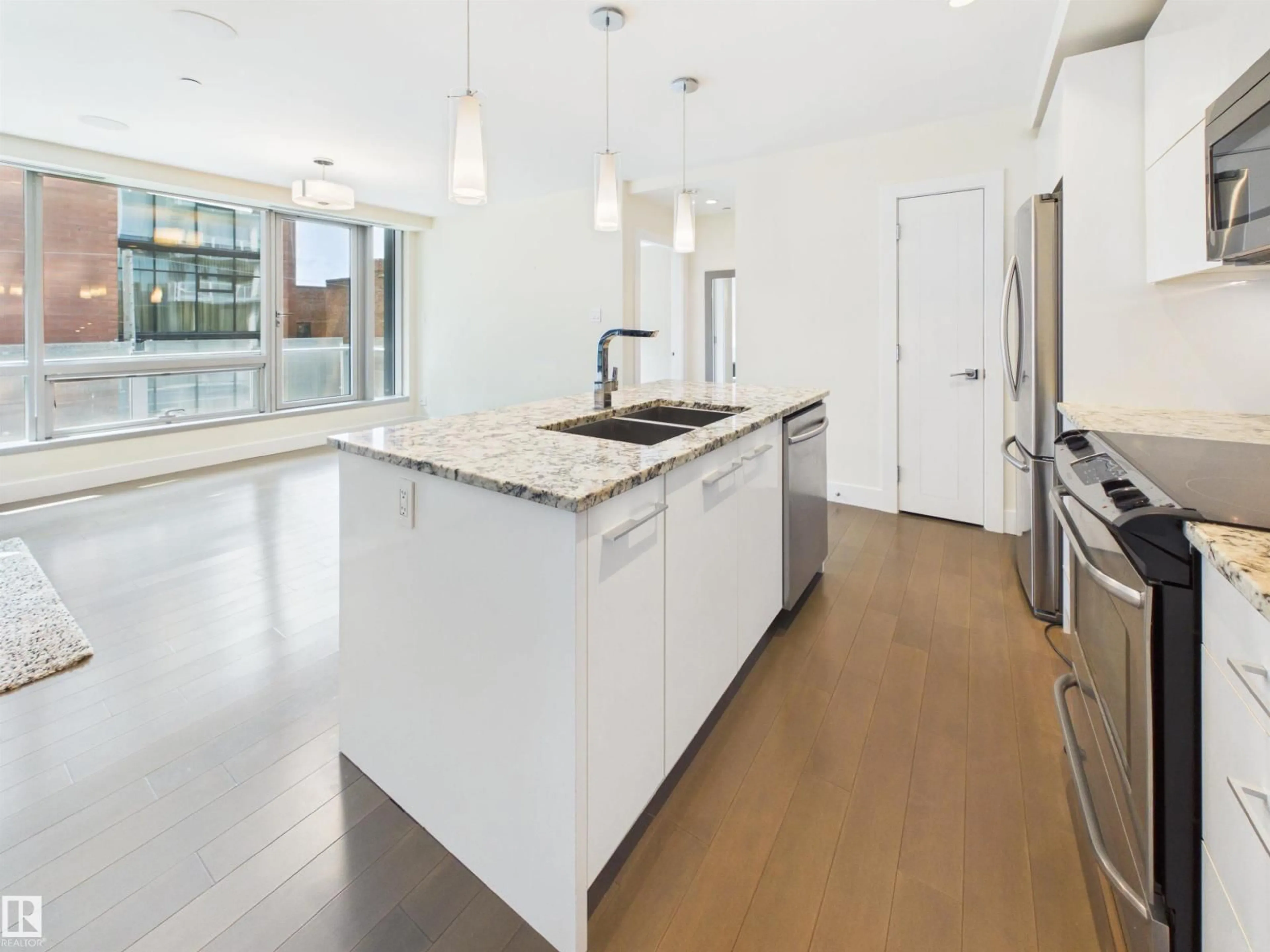 Open concept kitchen, unknown for 307 - 11969 JASPER AV, Edmonton Alberta T5K0P1