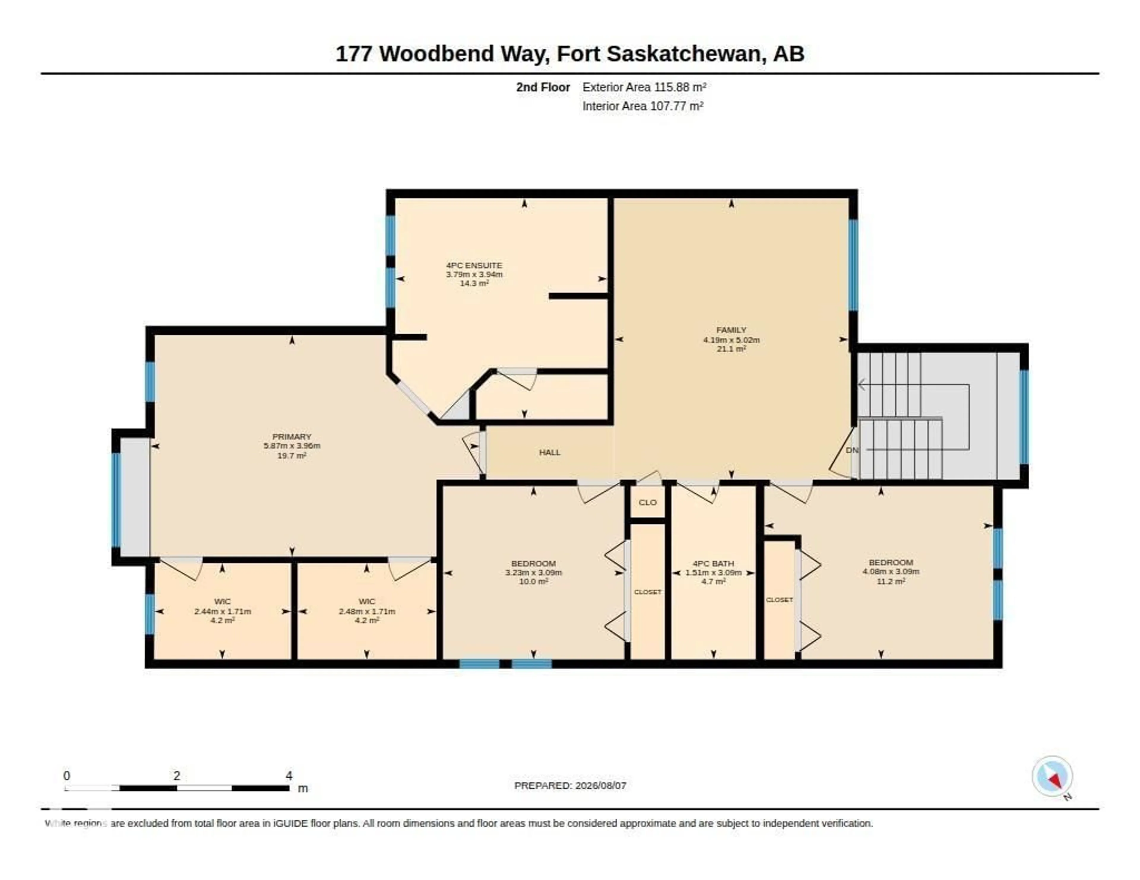 Floor plan for 177 WOODBEND WY, Fort Saskatchewan Alberta T8L4S4