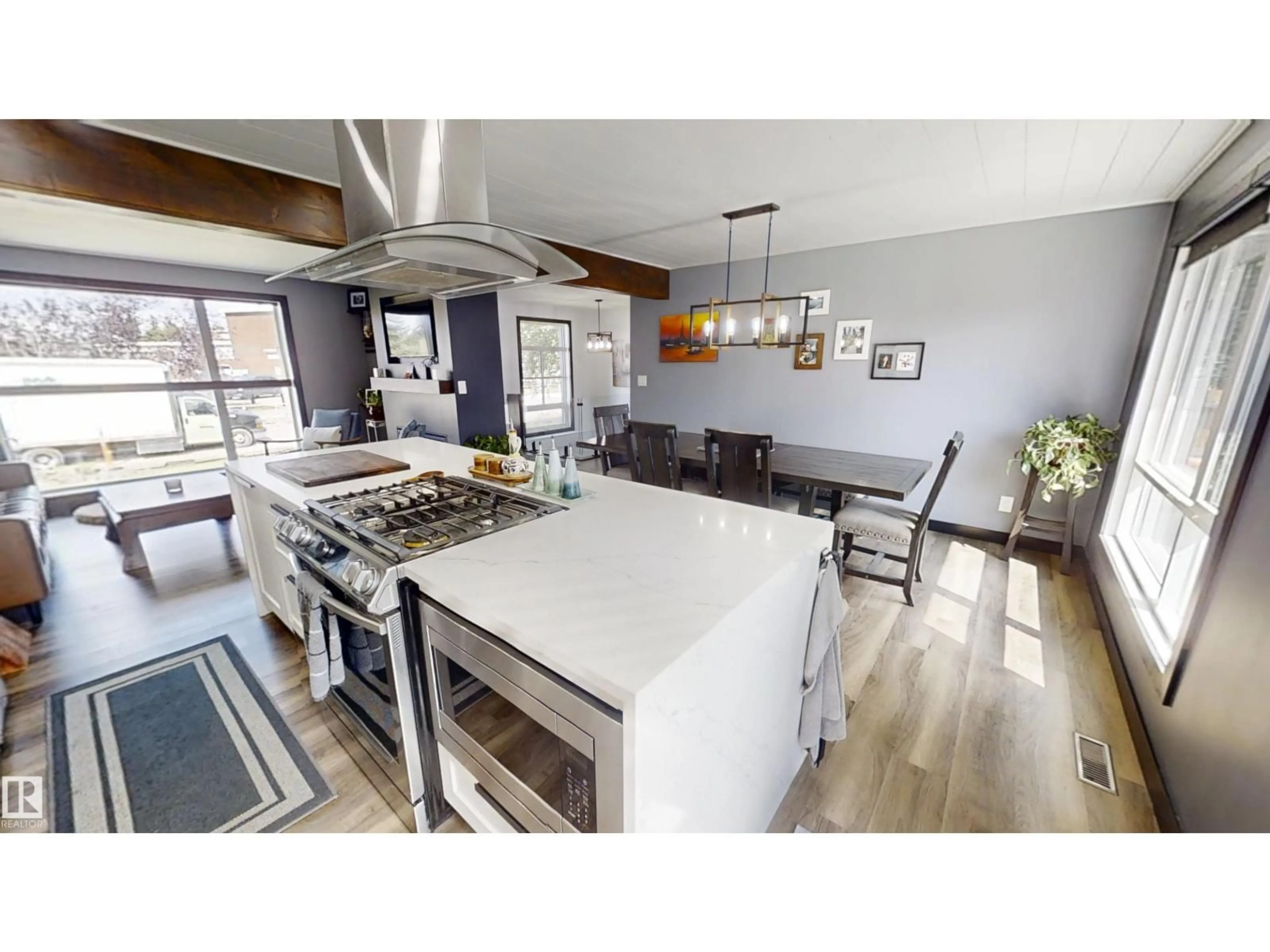 Open concept kitchen, unknown for 6115 95 AV, Edmonton Alberta T6B1A6