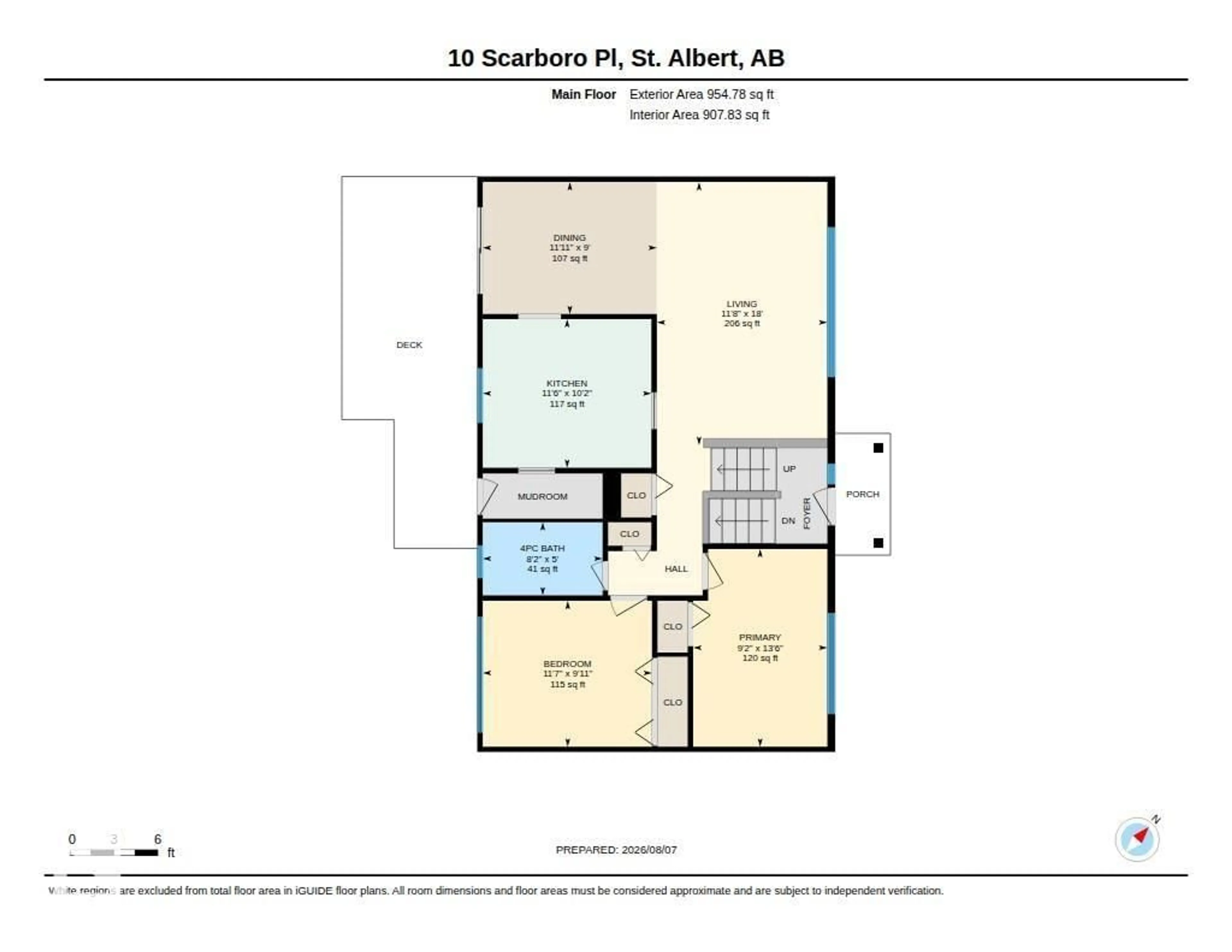 Floor plan for 10 SCARBORO PL, St. Albert Alberta T8N0H8