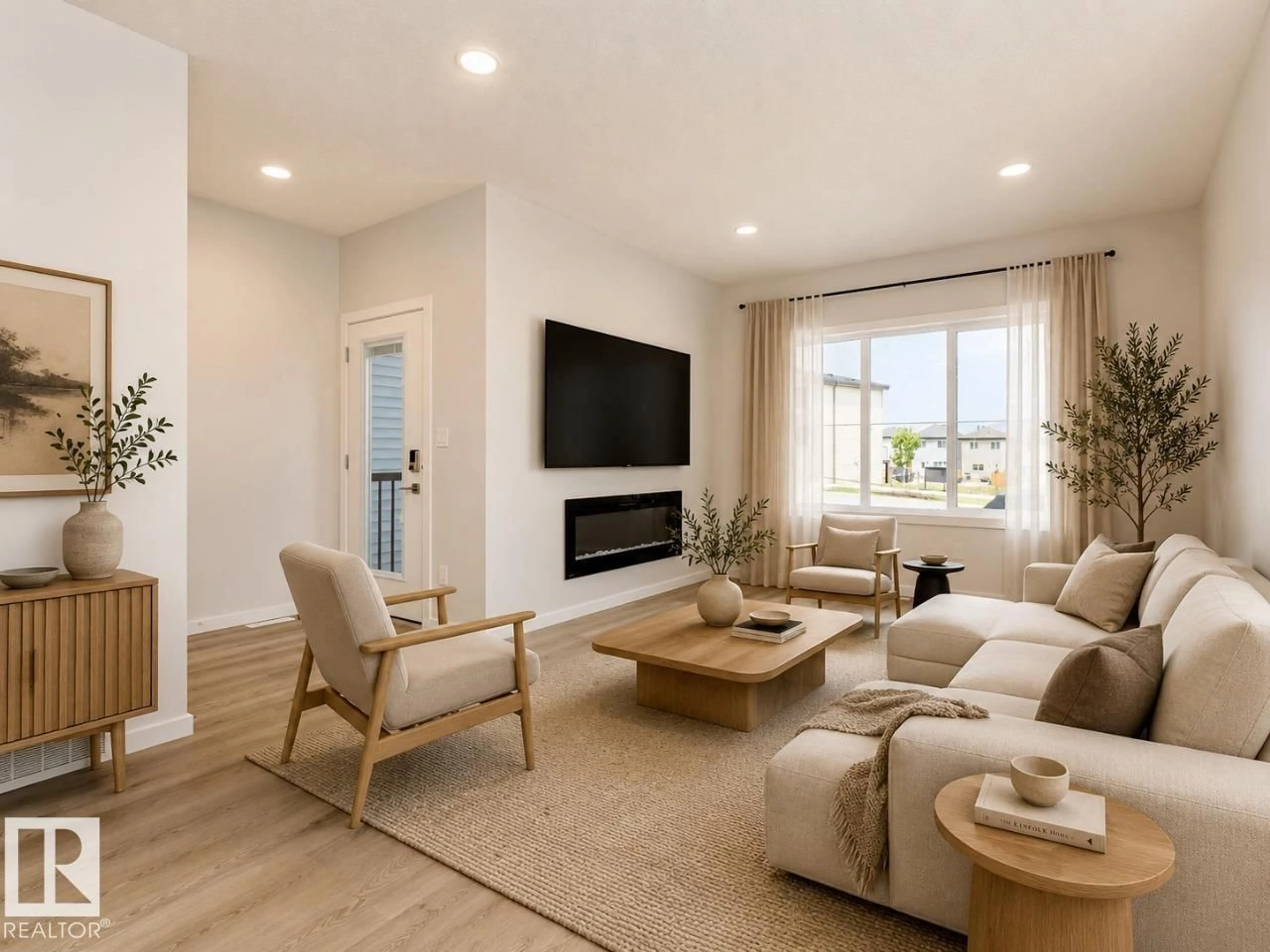 Living room with furniture, unknown for 23 PARKER LN, Spruce Grove Alberta T7X3M1