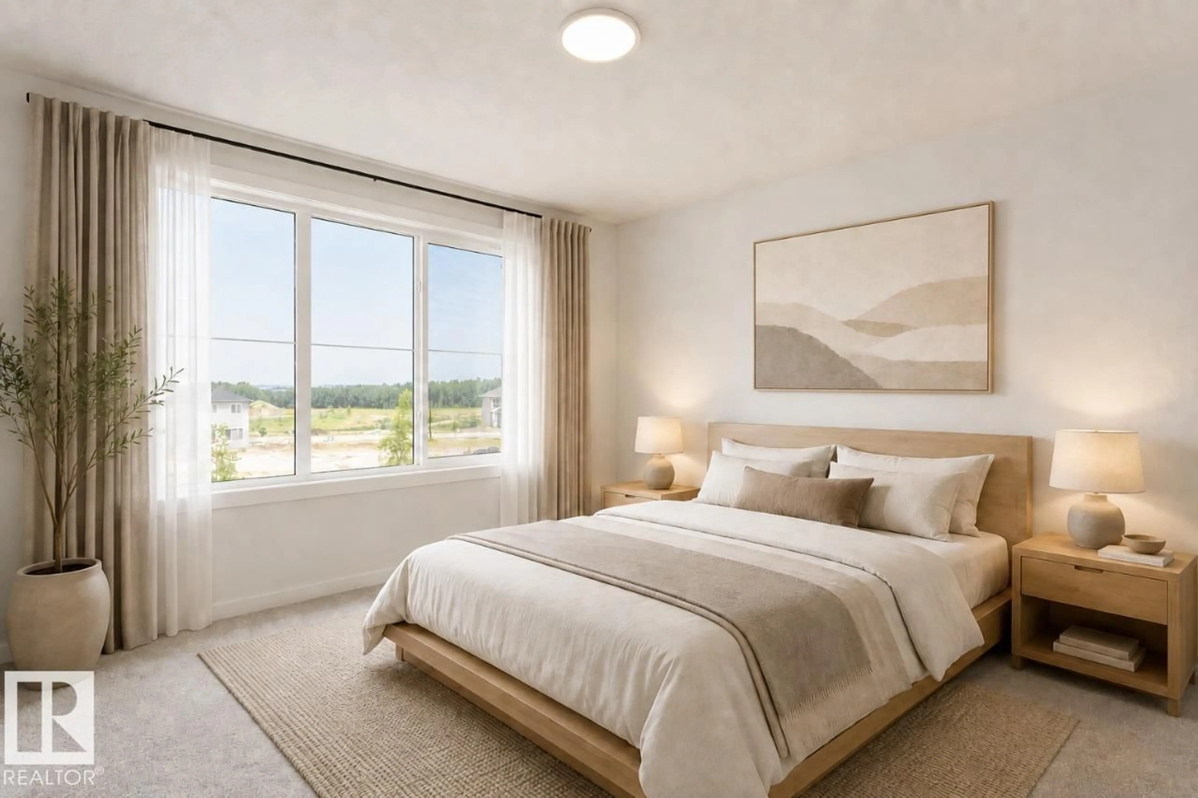 Bedroom with bed, unknown for 23 PARKER LN, Spruce Grove Alberta T7X3M1