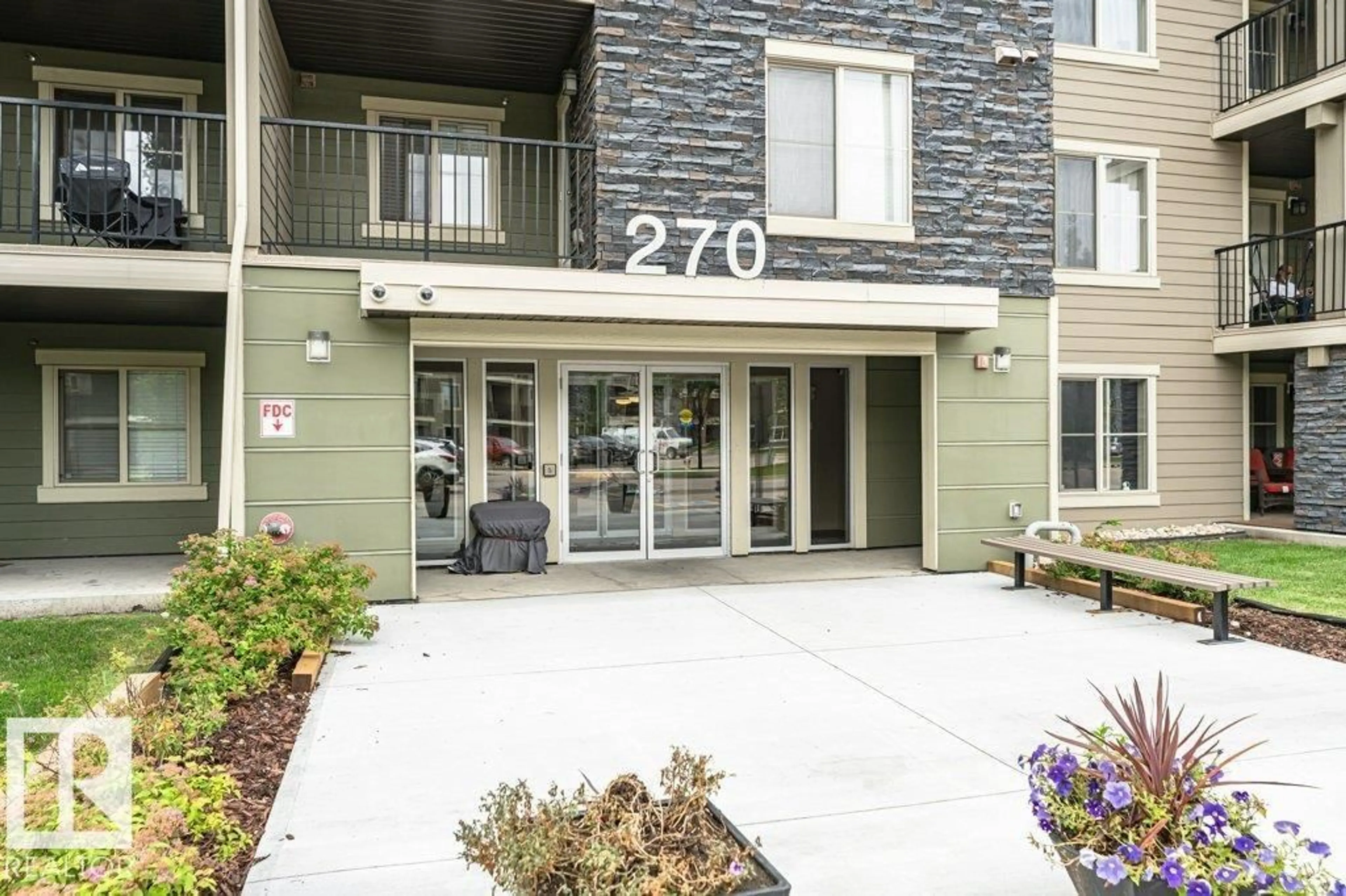 Patio, unknown for #402 - 270 MCCONACHIE DR, Edmonton Alberta T5Y3N4