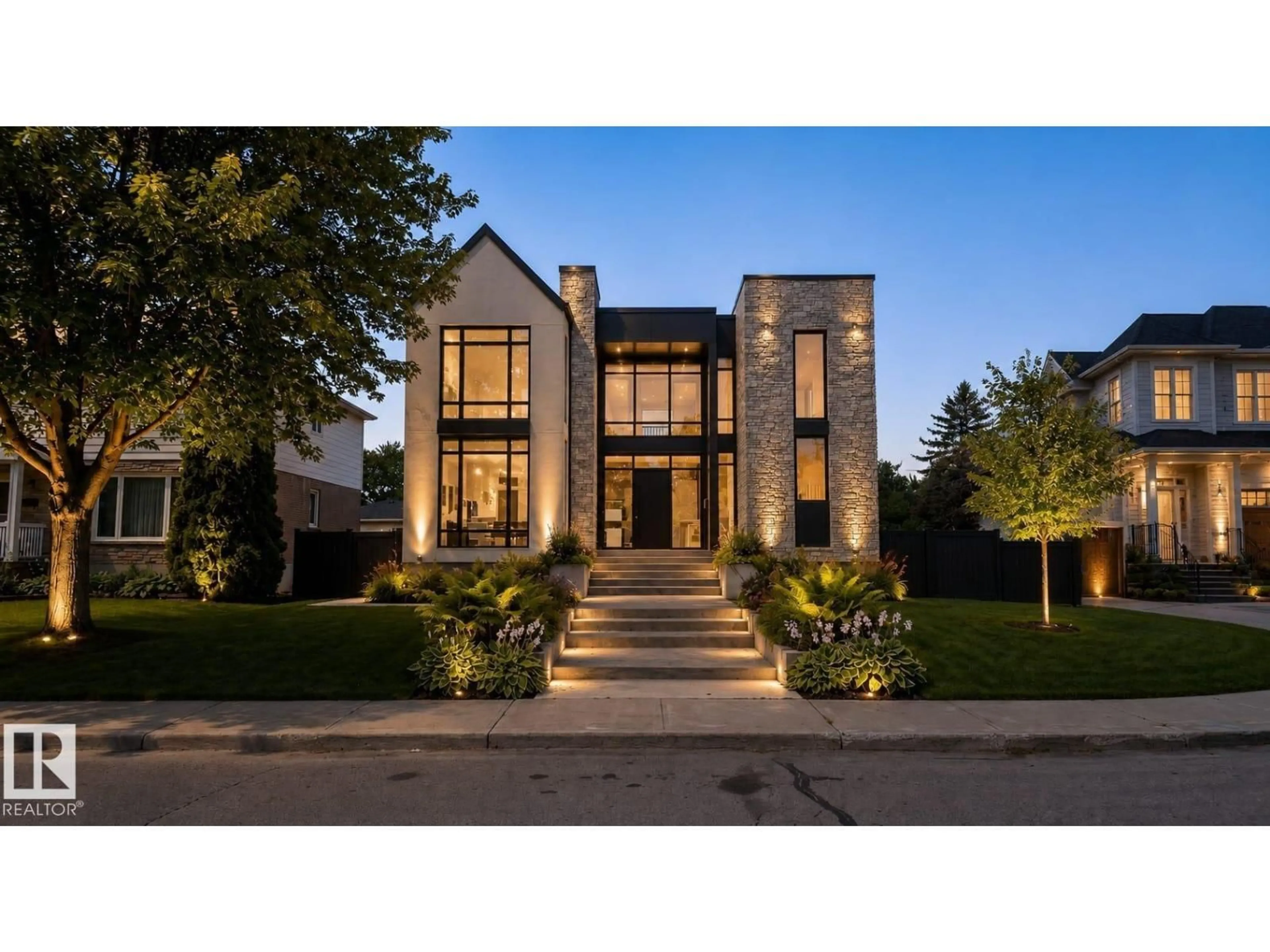 Home with brick exterior material, street for 9419 145 ST, Edmonton Alberta T5R0V3