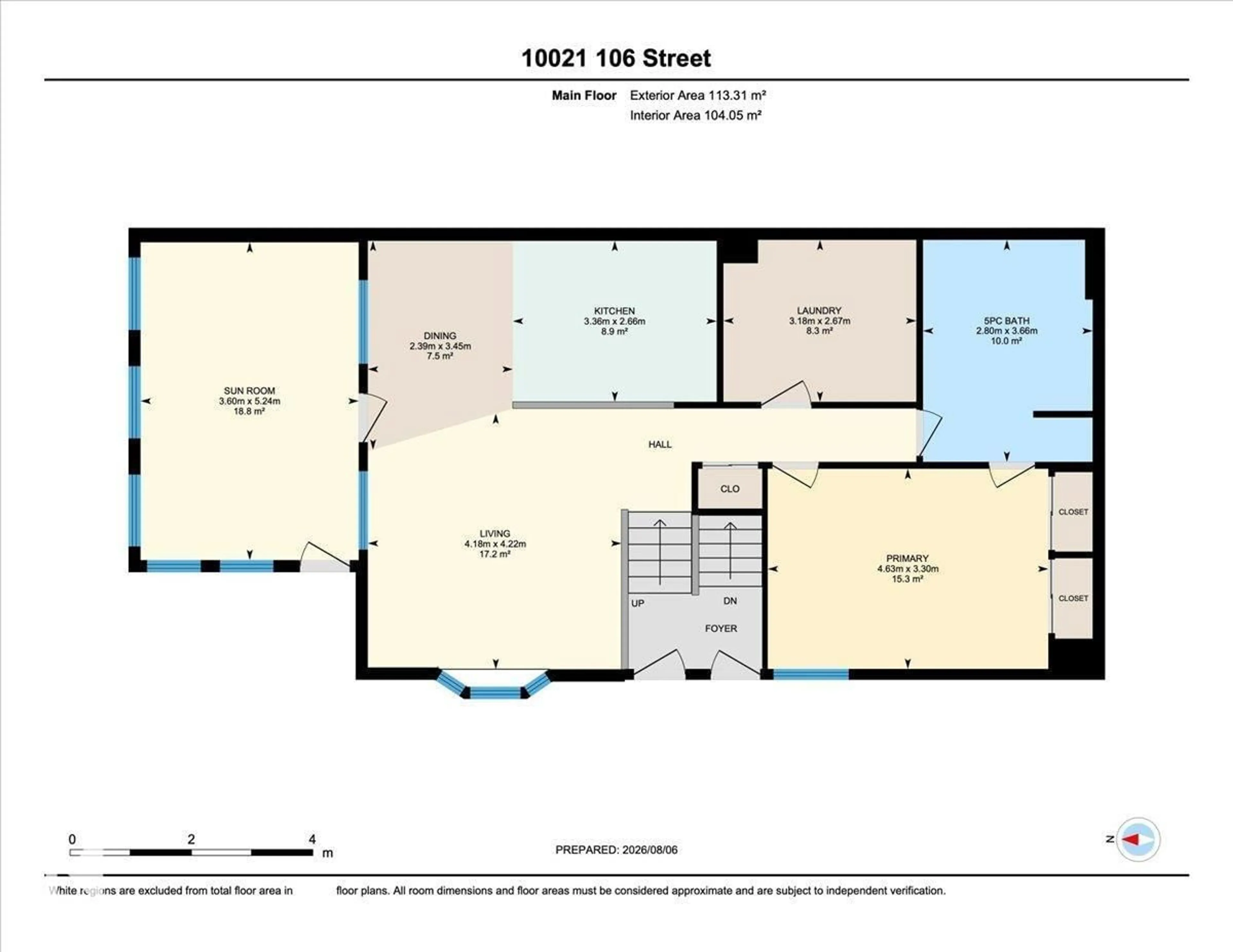 Floor plan for 10021 106 ST, Morinville Alberta T8R1A3