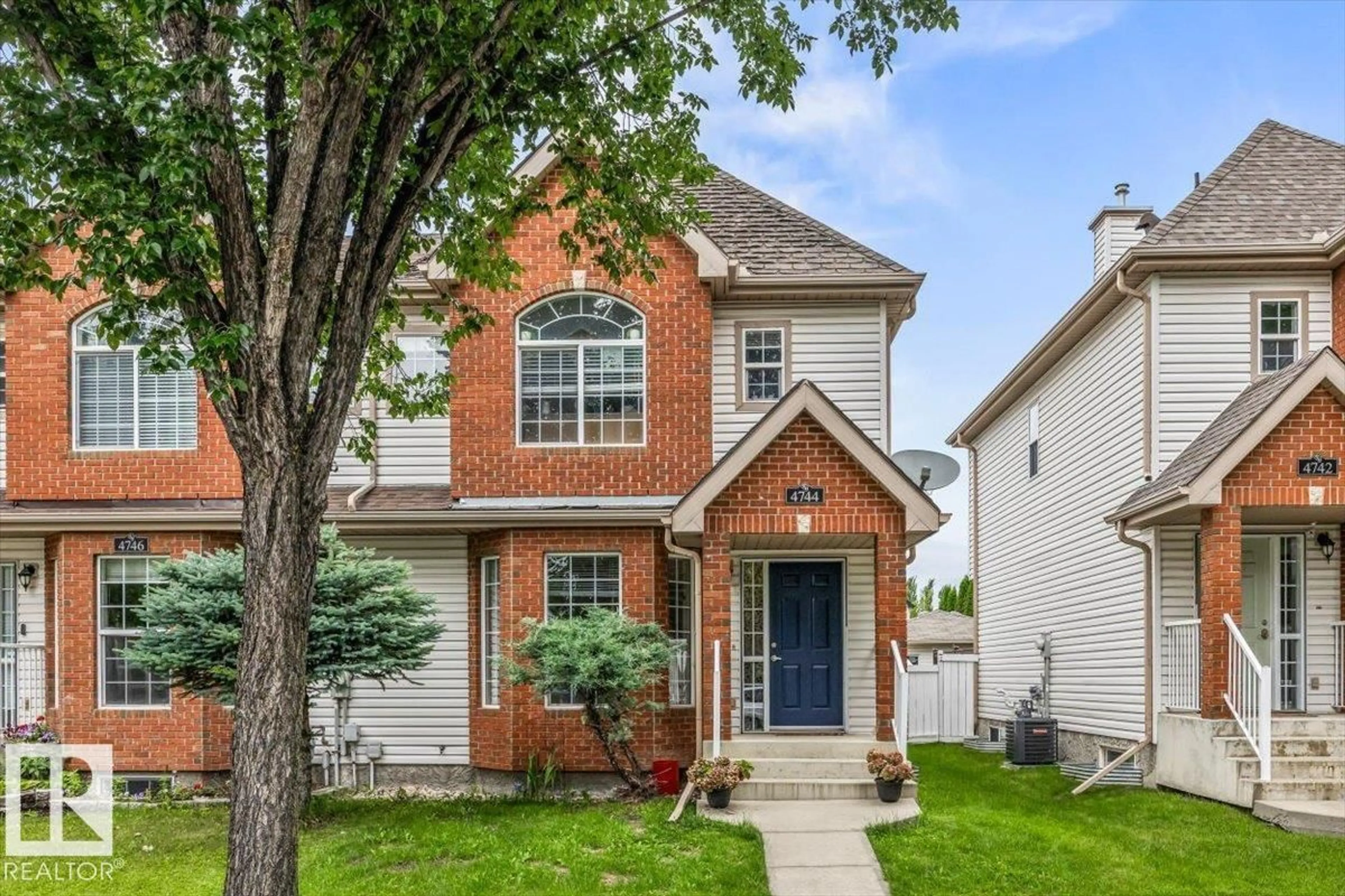 Home with brick exterior material, street for 4744 TERWILLEGAR CM, Edmonton Alberta T6R3H6