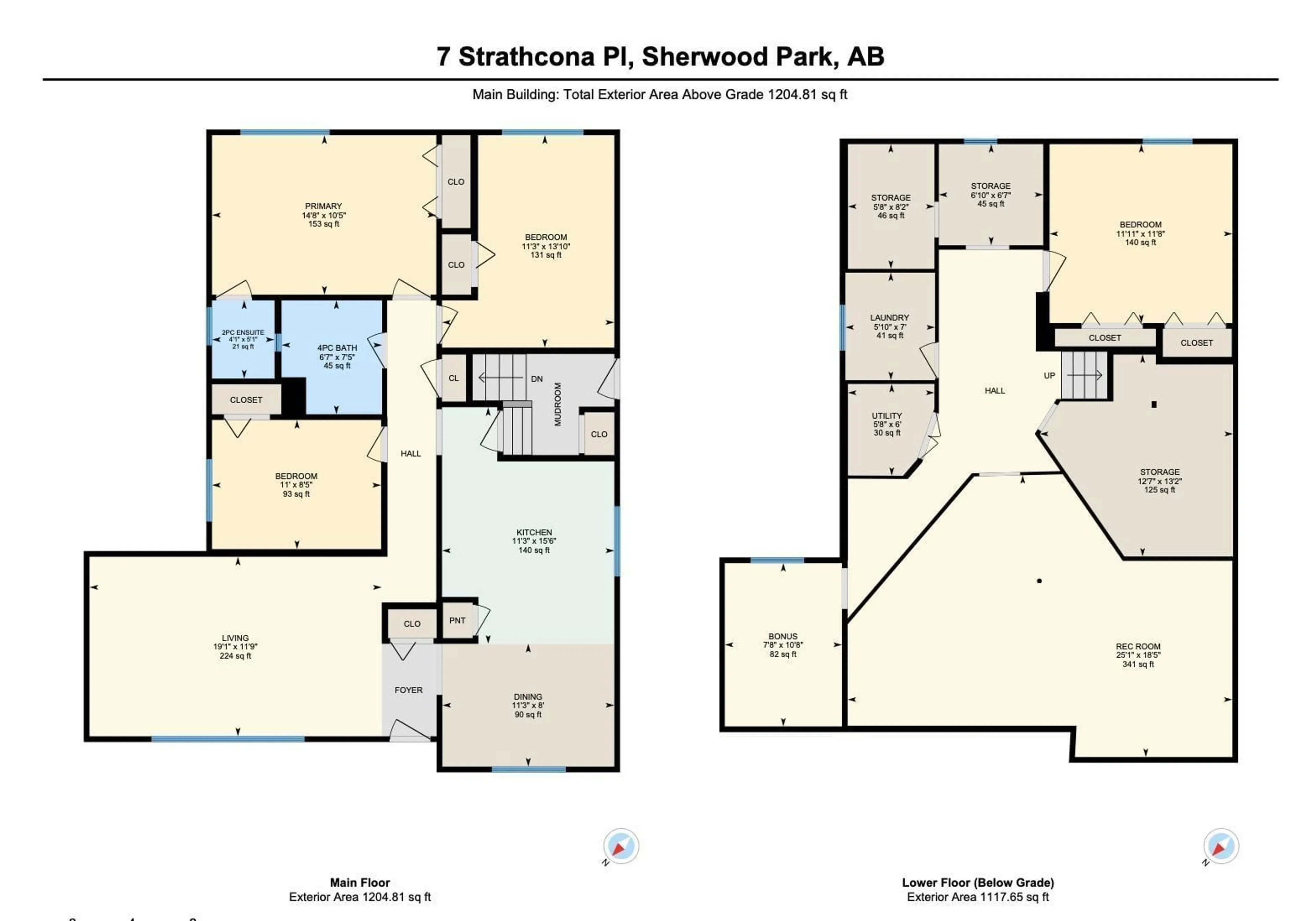 Floor plan for 7 STRATHCONA PL, Sherwood Park Alberta T8A1G1
