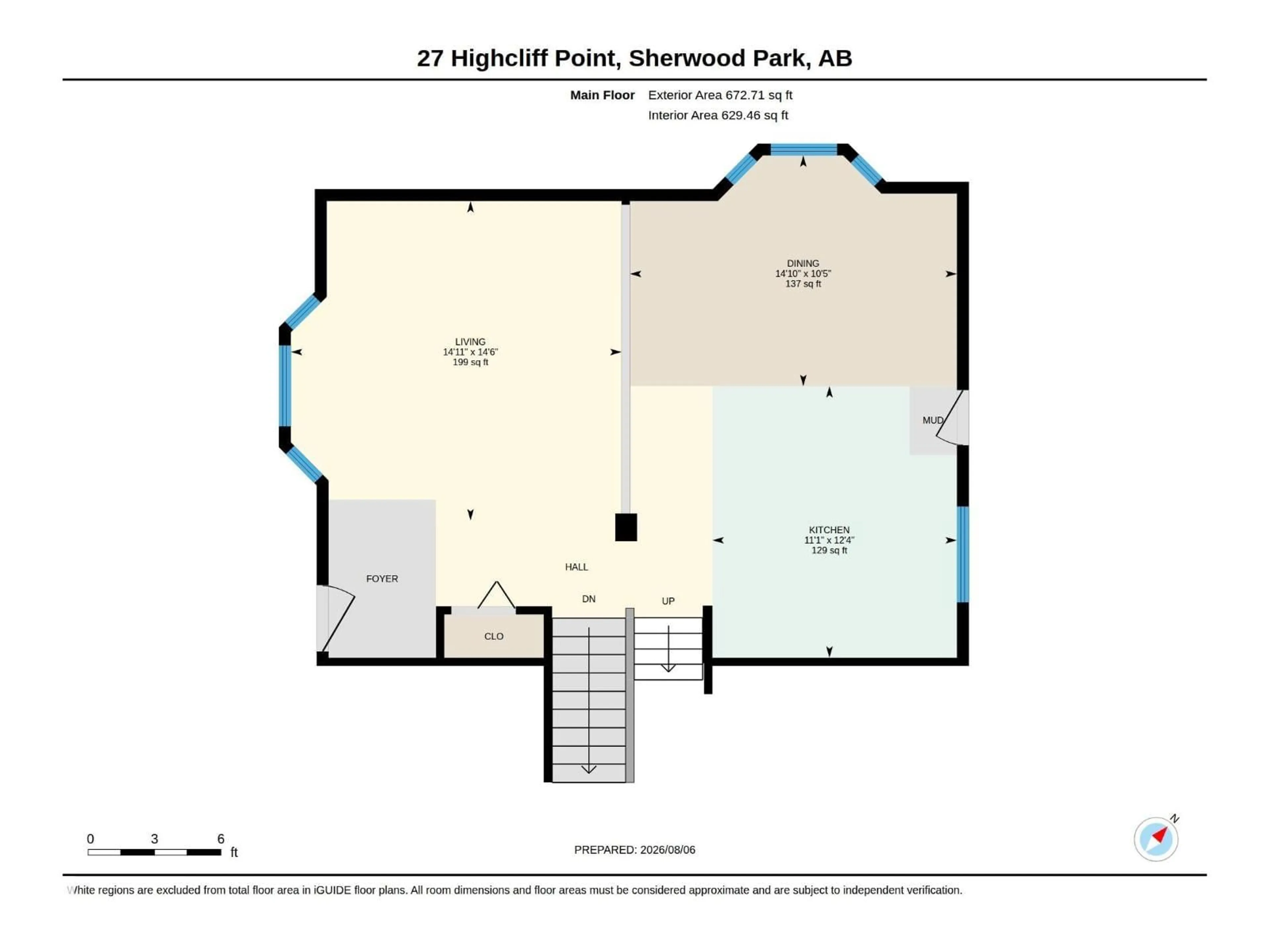 Floor plan for 27 HIGHCLIFF RD, Sherwood Park Alberta T8A5E4