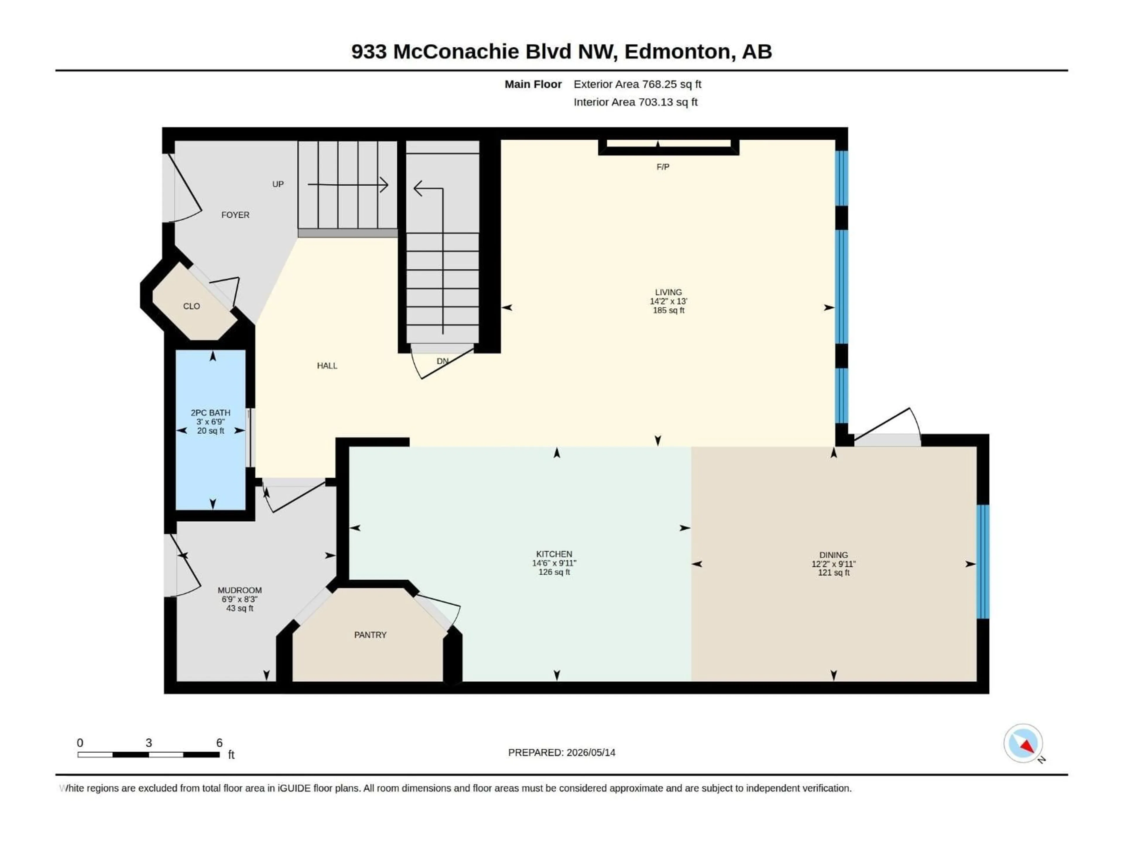 Floor plan for 933 MCCONACHIE BV, Edmonton Alberta T5Y3X5