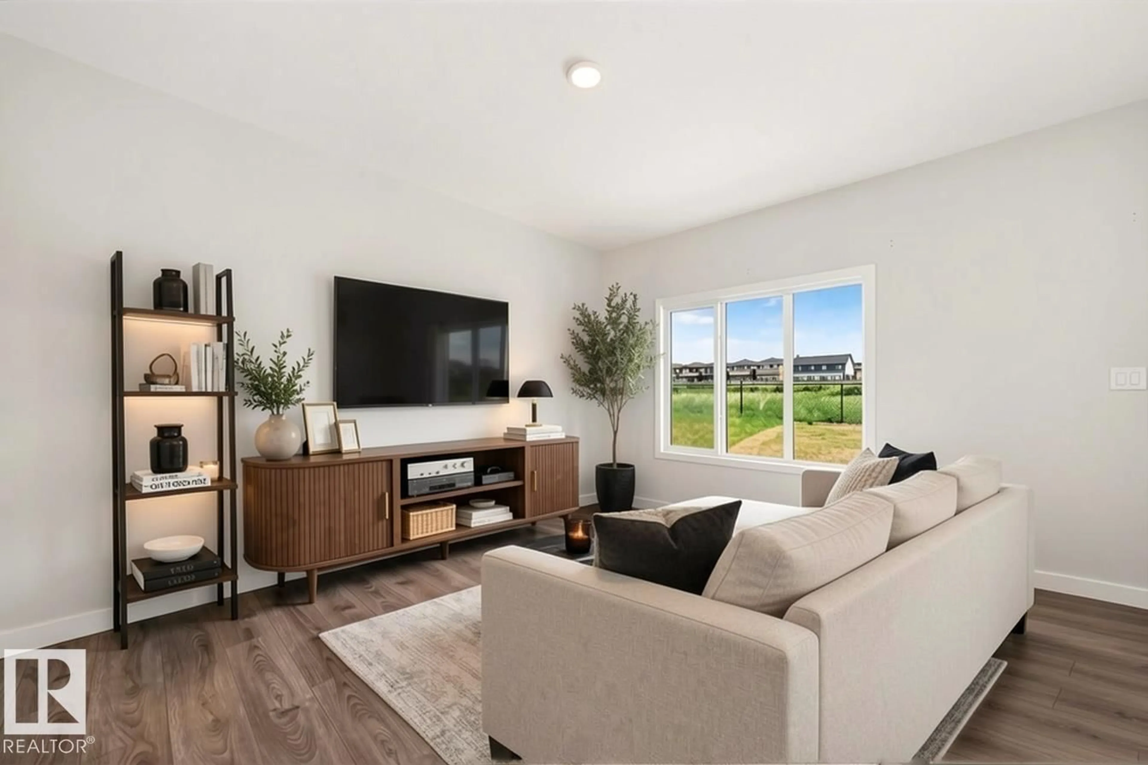 Living room with furniture, unknown for SW - 8823 CARSON WY, Edmonton Alberta T6W4M9