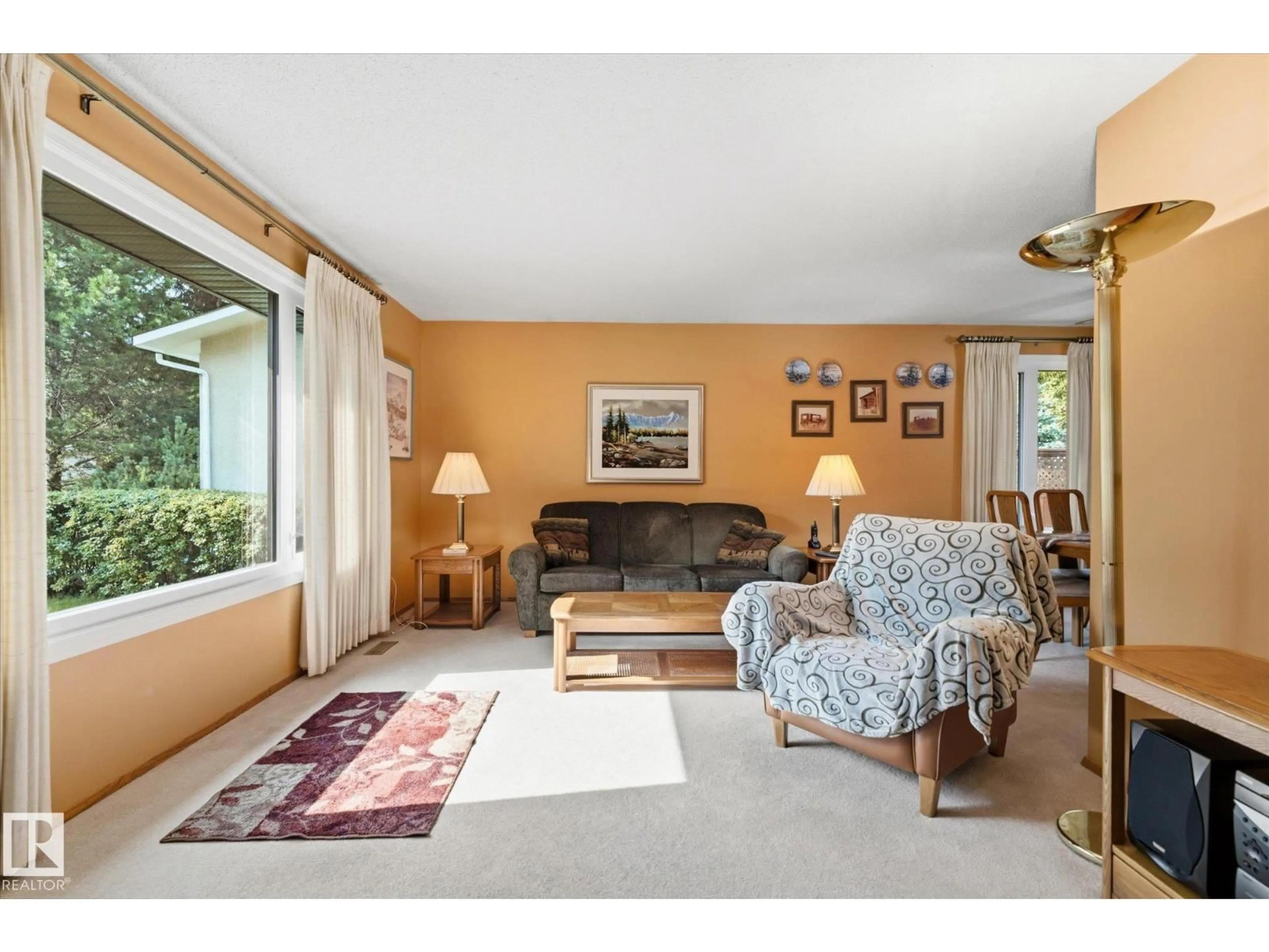 Living room with furniture, unknown for 7 FALSTAFF AV, St. Albert Alberta T8N1V4