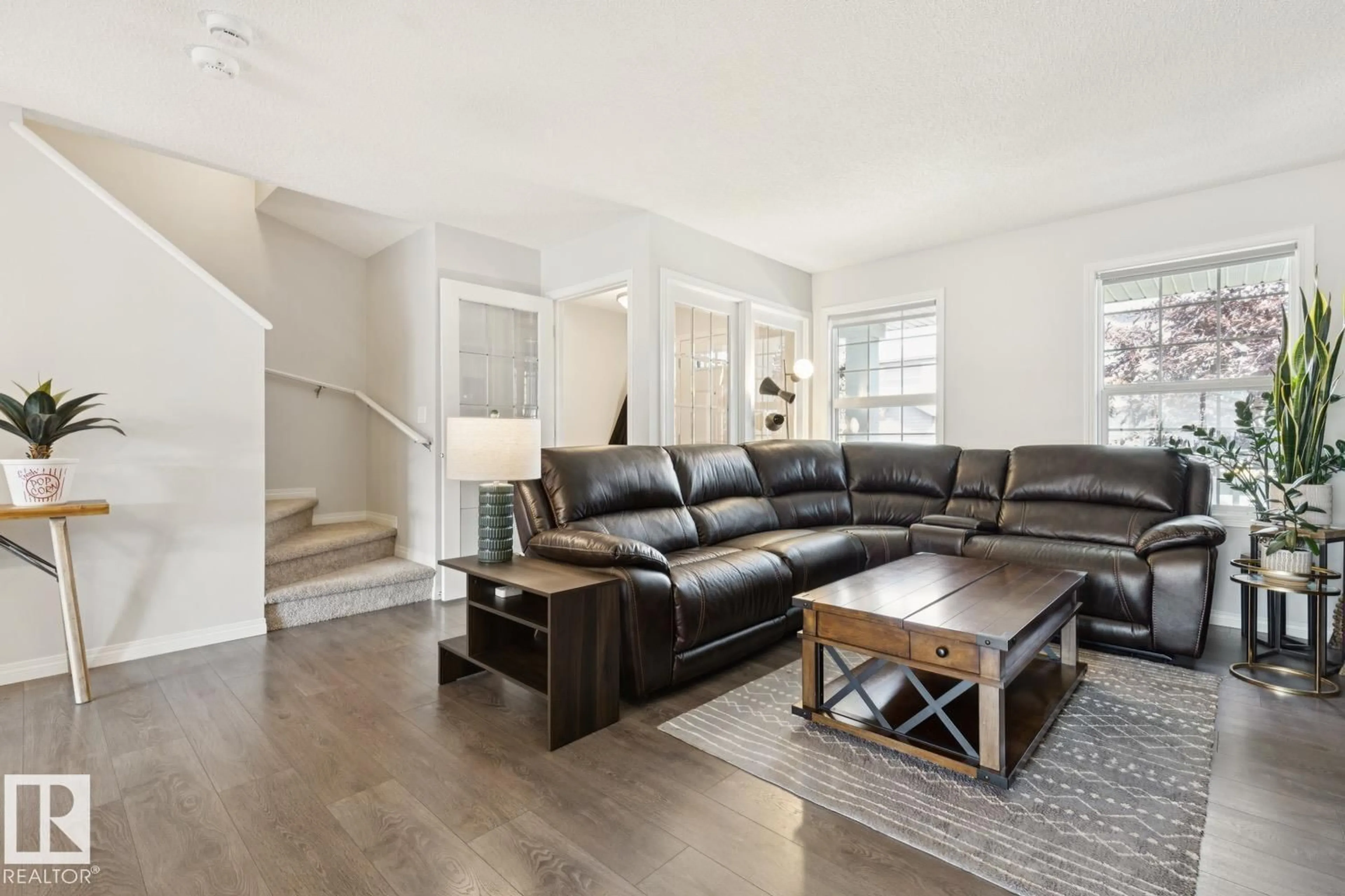 Living room with furniture, unknown for 8060 EVANS CR, Edmonton Alberta T6M0T8