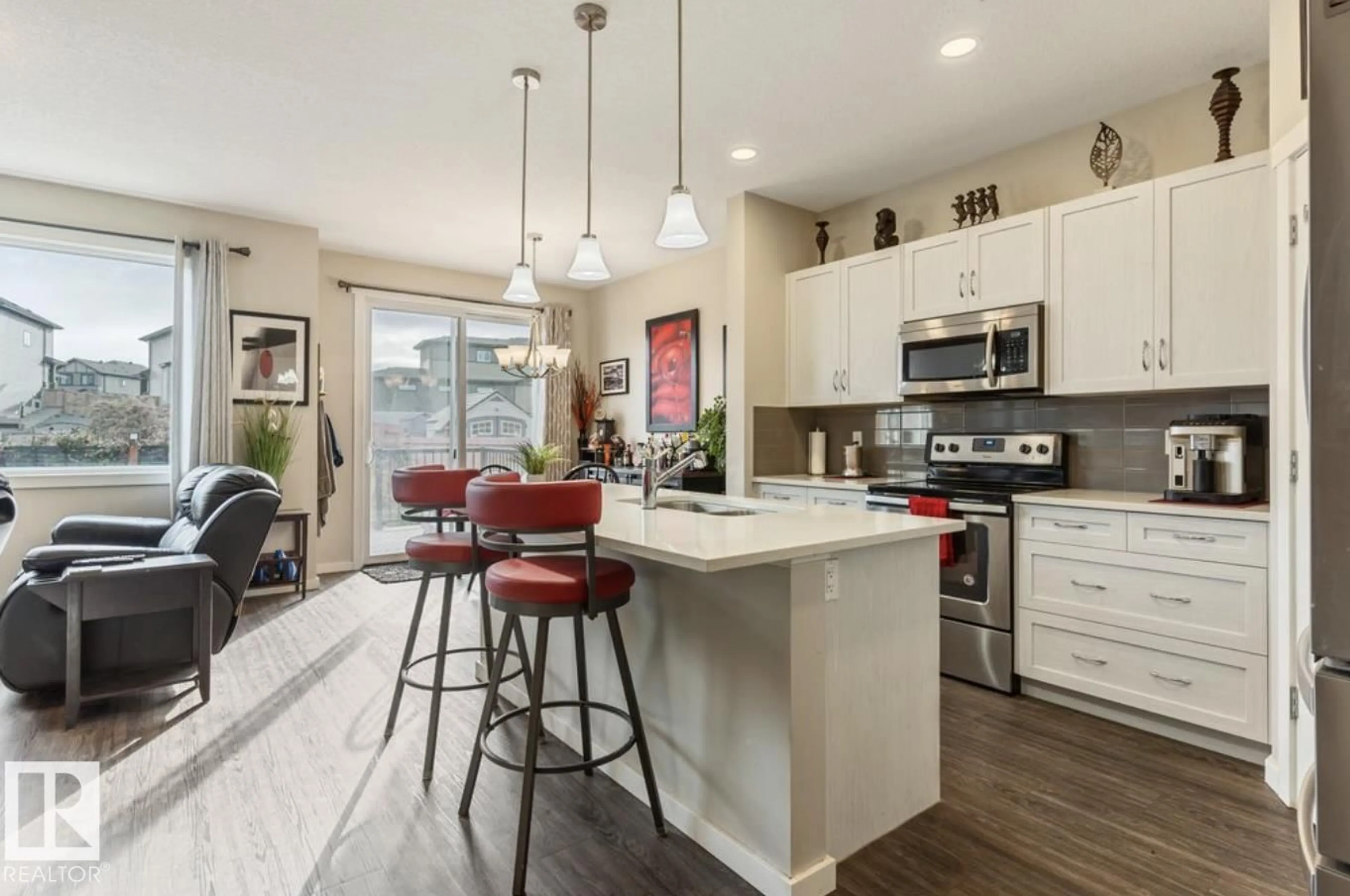Open concept kitchen, ceramic/tile floor for NW - 12737 205 ST, Edmonton Alberta T5S0L8