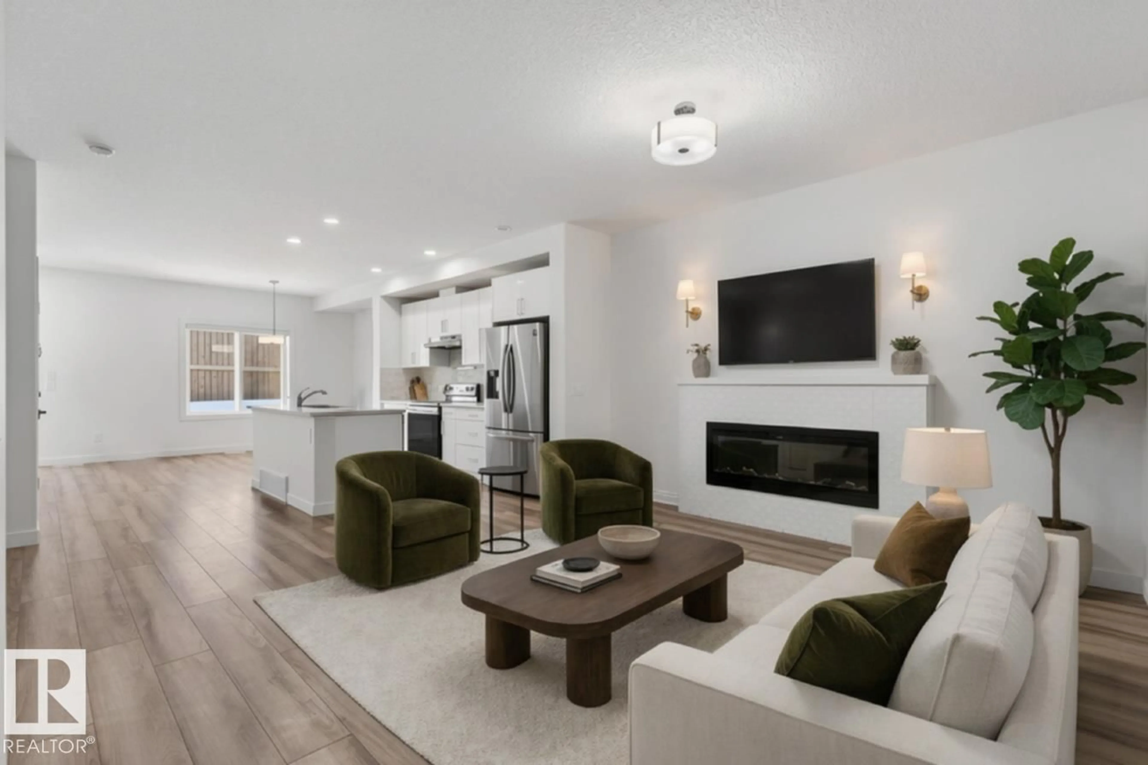 Living room with furniture, unknown for 4853 ALWOOD PT, Edmonton Alberta T6W4N1