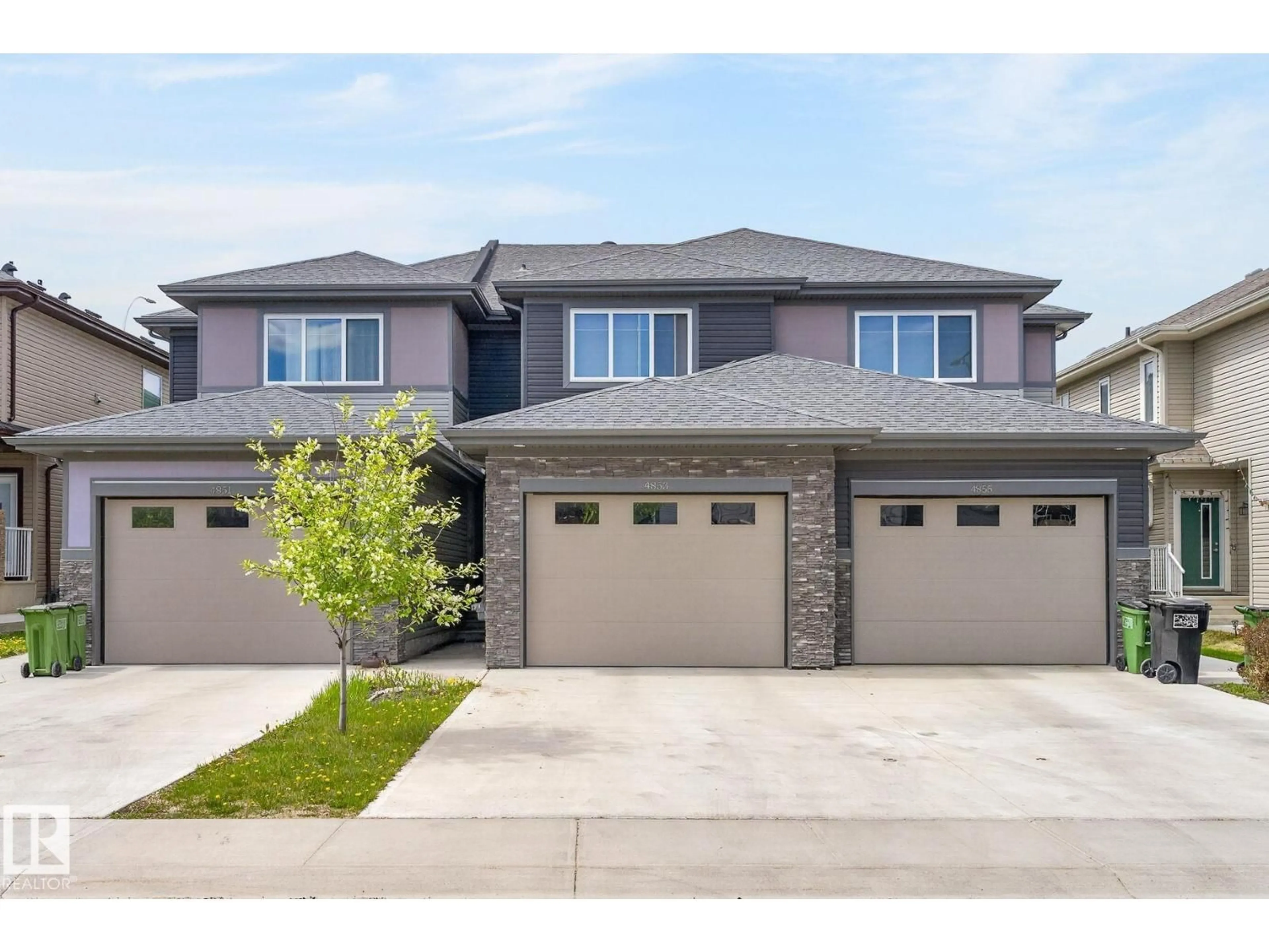 Home with brick exterior material, street for 4853 ALWOOD PT, Edmonton Alberta T6W4N1