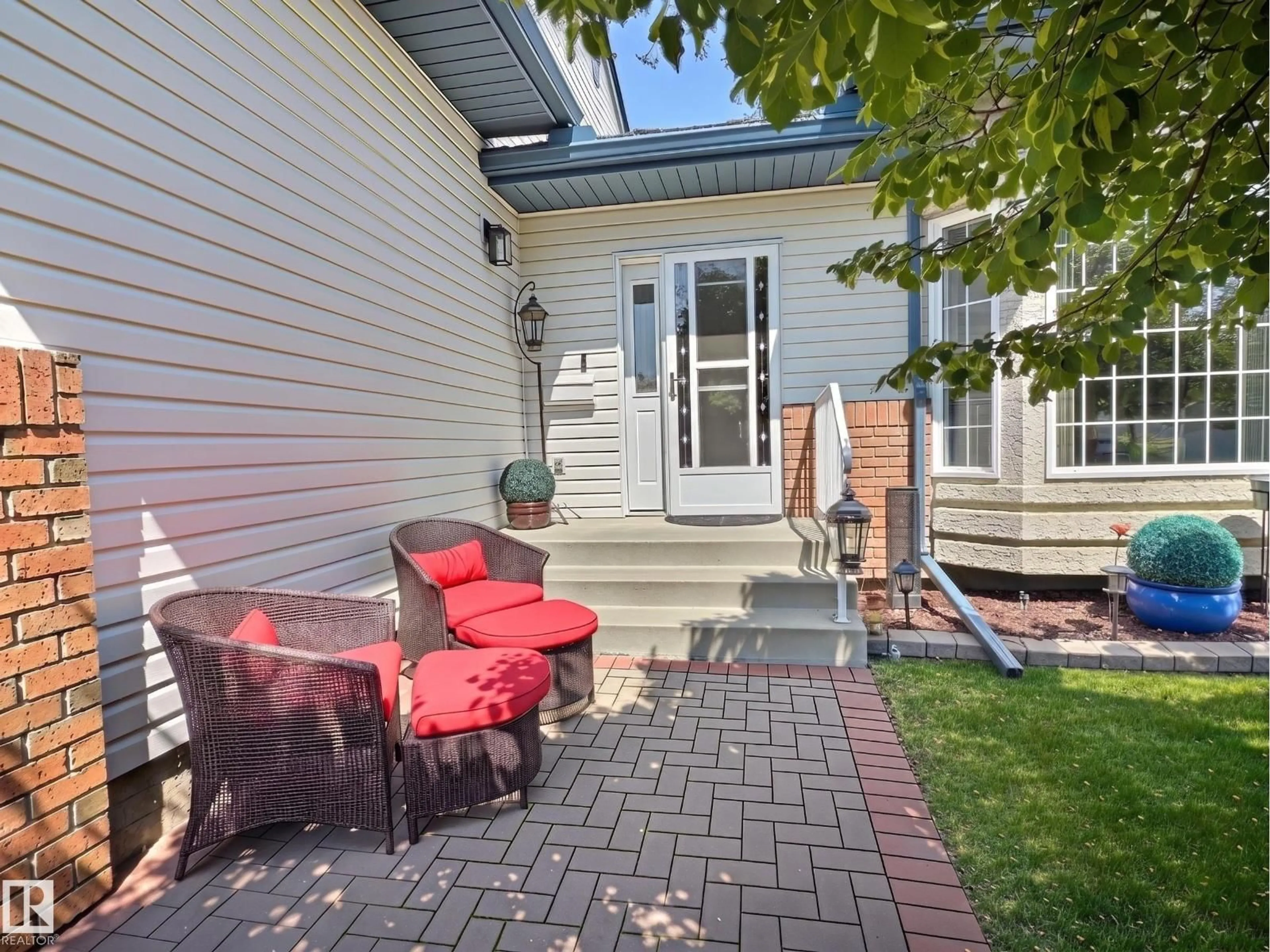 Patio, street for 10 - 17 BLACKBURN DR, Edmonton Alberta T6W1C2