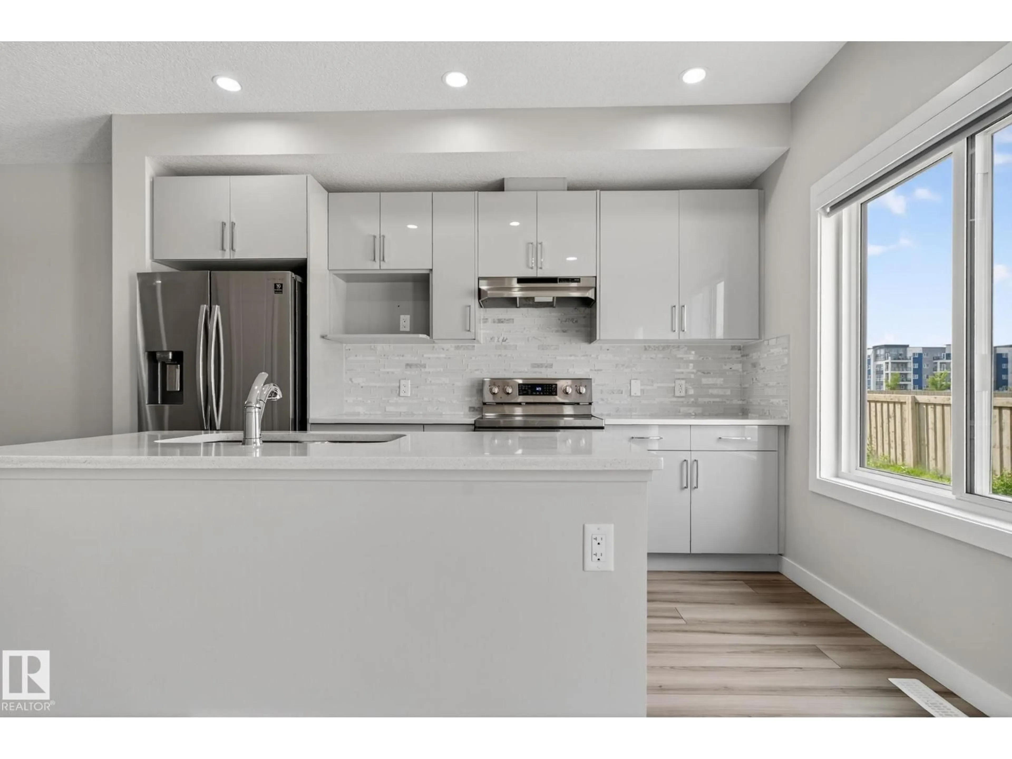 Open concept kitchen, ceramic/tile floor for 4879 ALWOOD PT, Edmonton Alberta T6W4N1