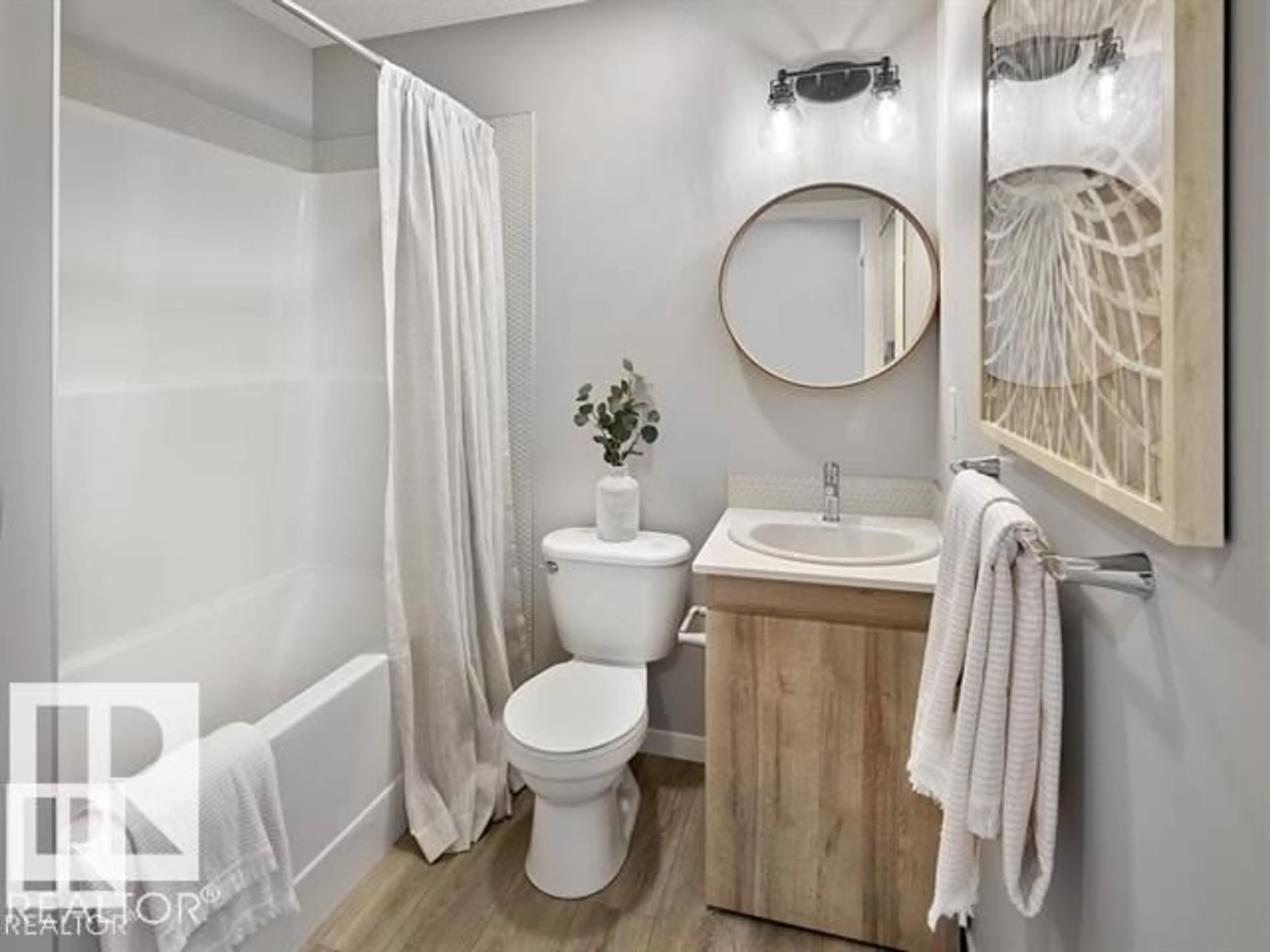Standard bathroom, ceramic/tile floor for #109 - 1025 SECORD PROMENADE PM, Edmonton Alberta T5T7V4