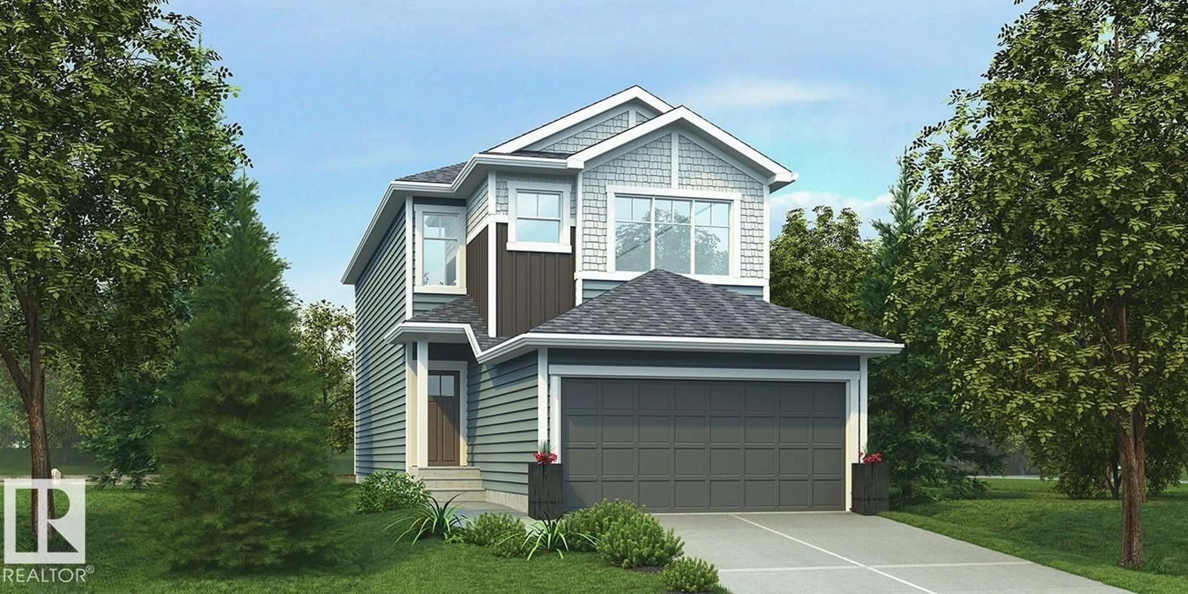 Home with vinyl exterior material, street for 18651 19 AV, Edmonton Alberta T6M3M9