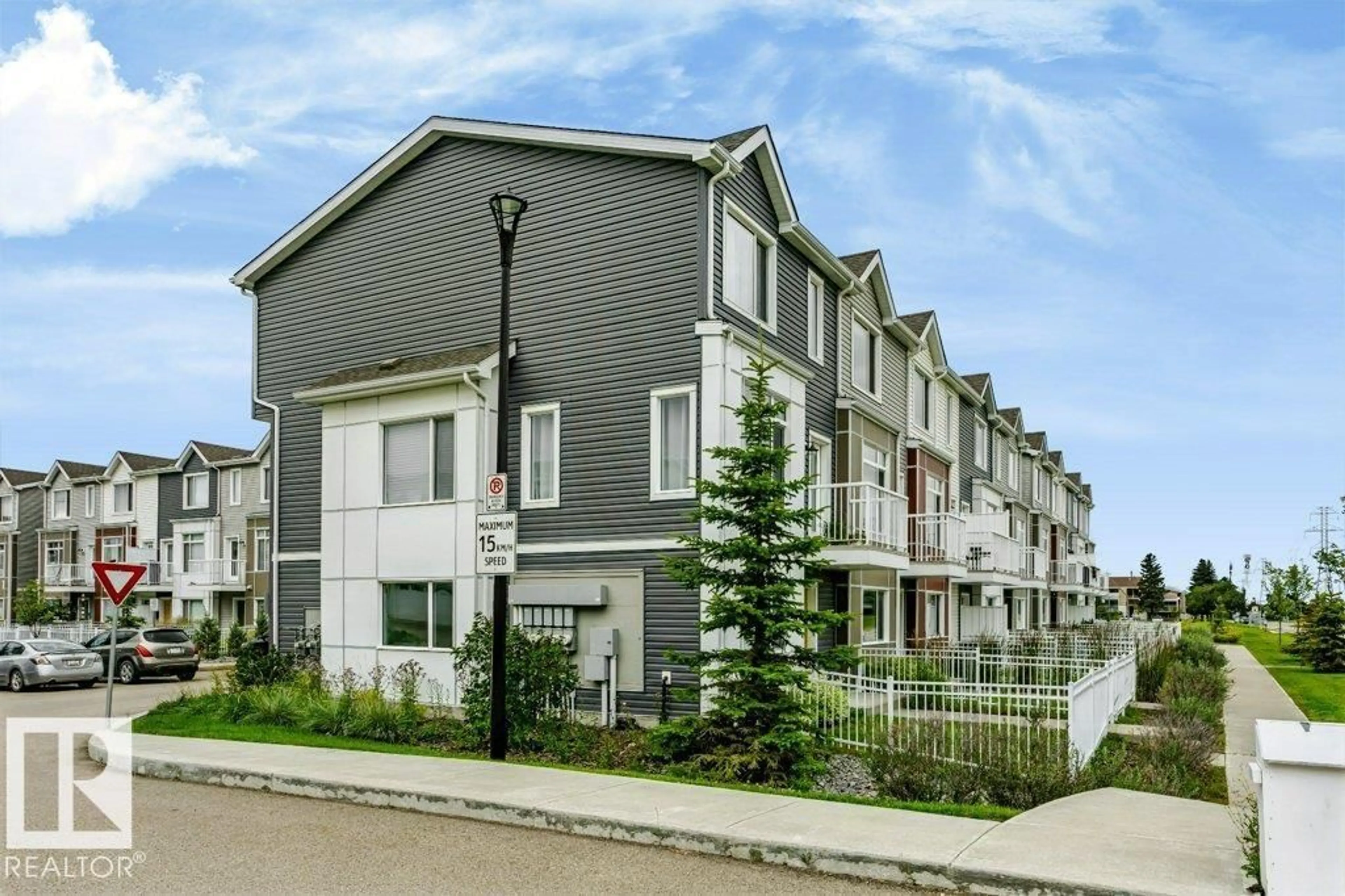 Home with vinyl exterior material, street for #6 - 215 SADDLEBACK RD, Edmonton Alberta T6J5T6