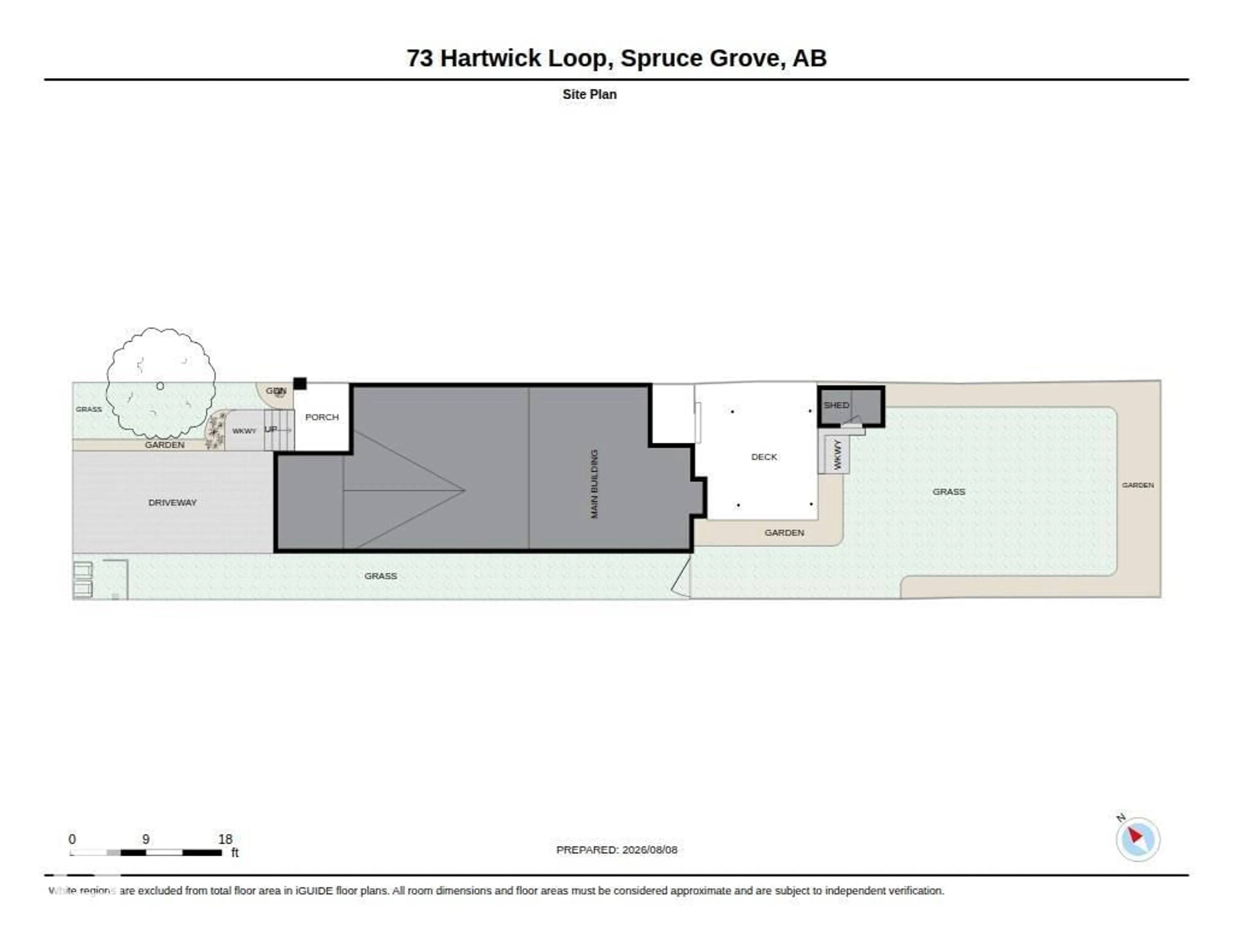 Floor plan for 73 HARTWICK LO, Spruce Grove Alberta T7X0A5