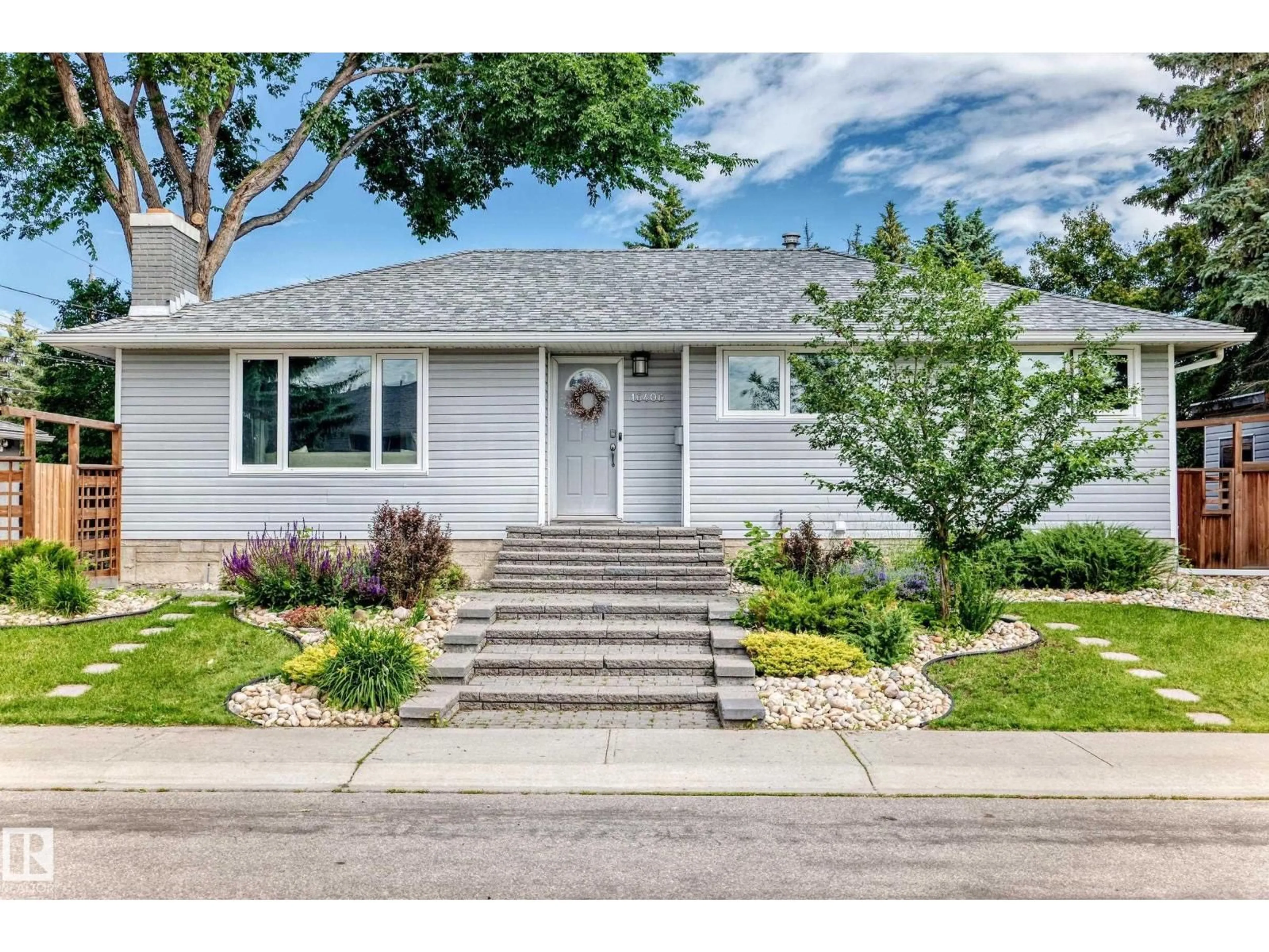 Home with vinyl exterior material, street for NW - 16406 87A AV, Edmonton Alberta T5R4H9