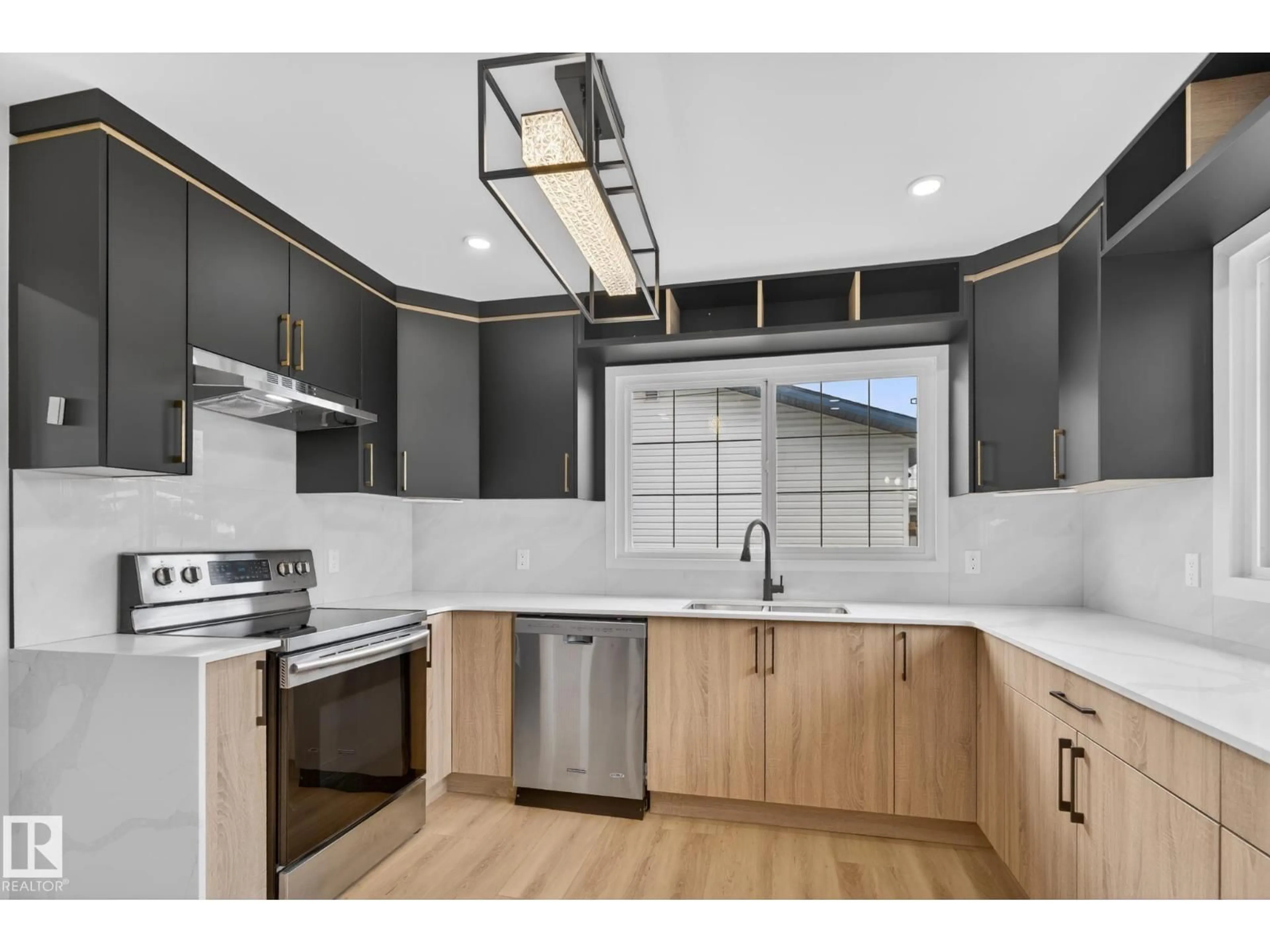 Open concept kitchen, unknown for NW - 12936 132 ST, Edmonton Alberta T5L1R3