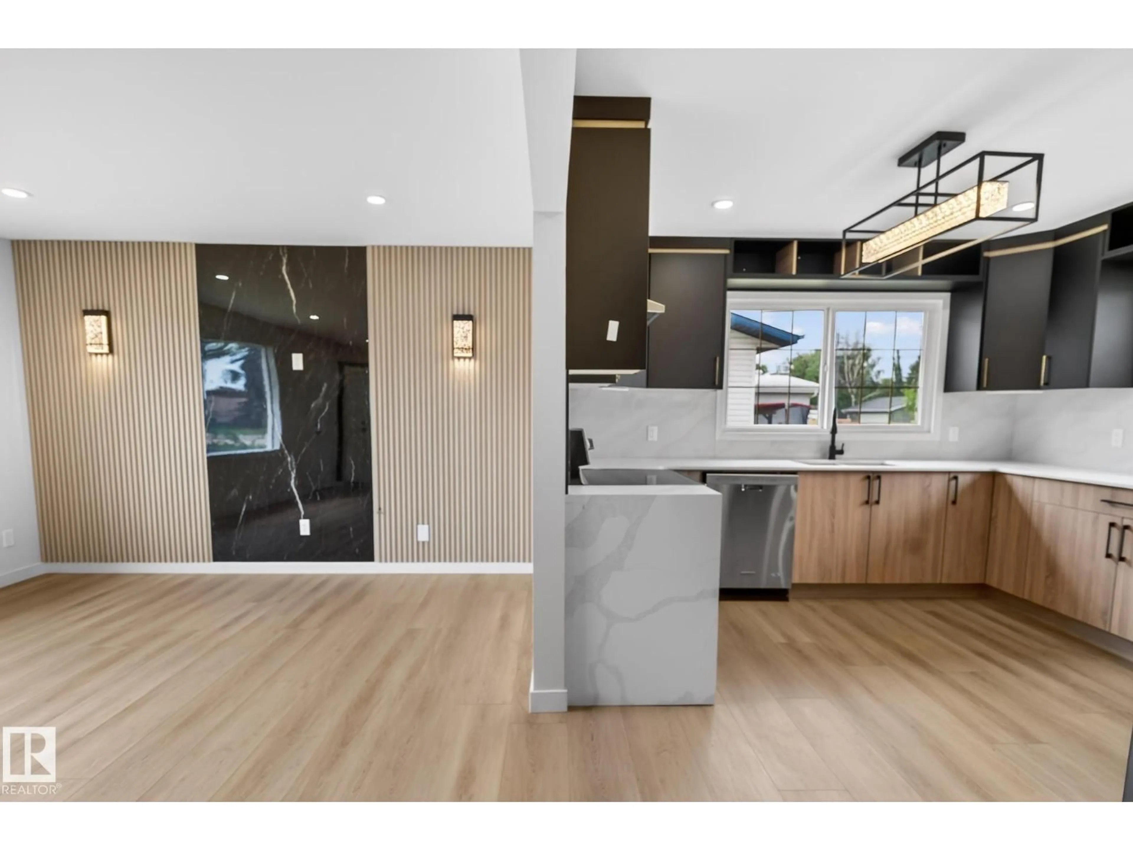 Open concept kitchen, unknown for NW - 12936 132 ST, Edmonton Alberta T5L1R3