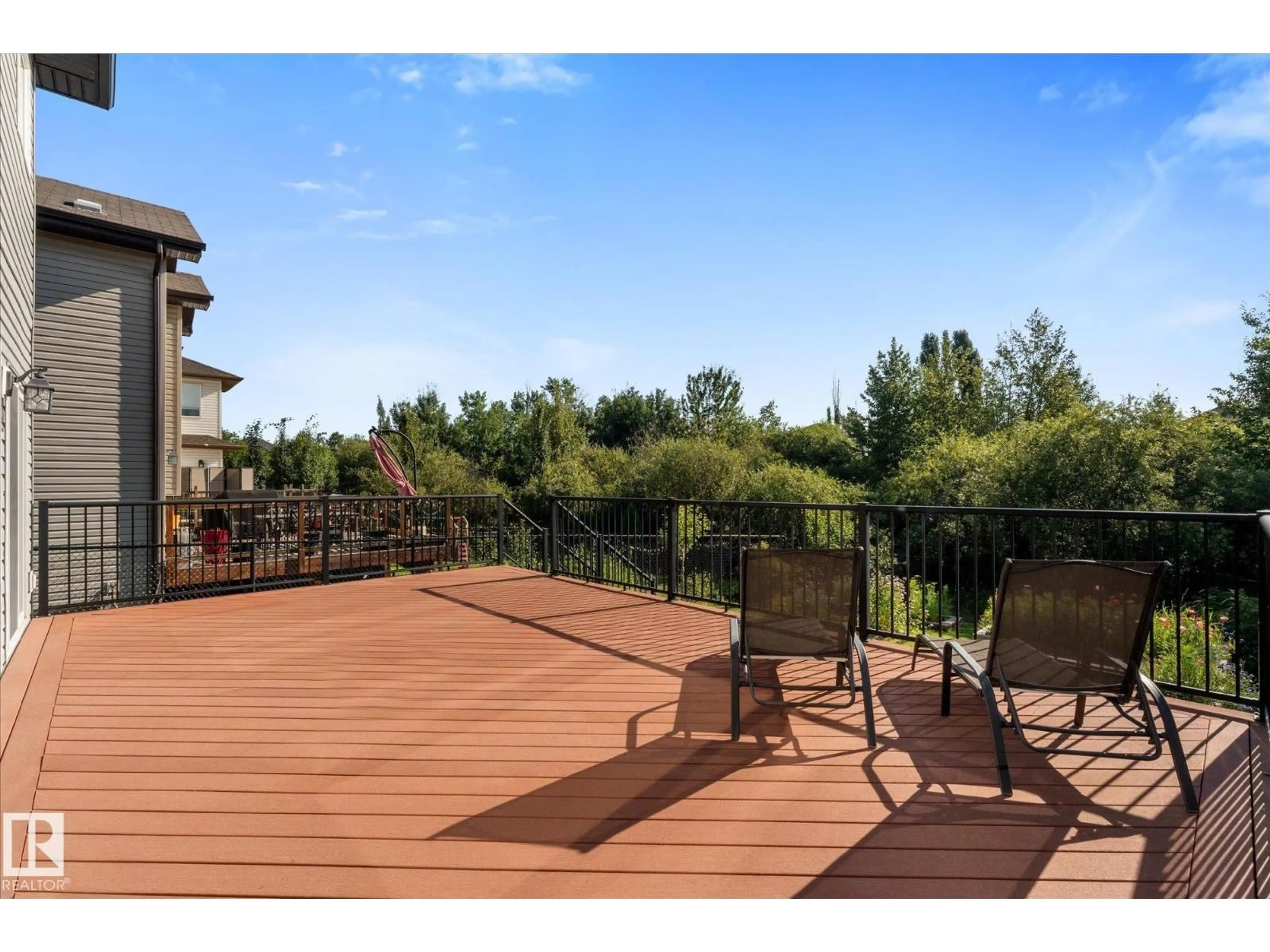 Patio, water/lake/river/ocean view for 1511 WESTERRA BN, Stony Plain Alberta T7Z0B3