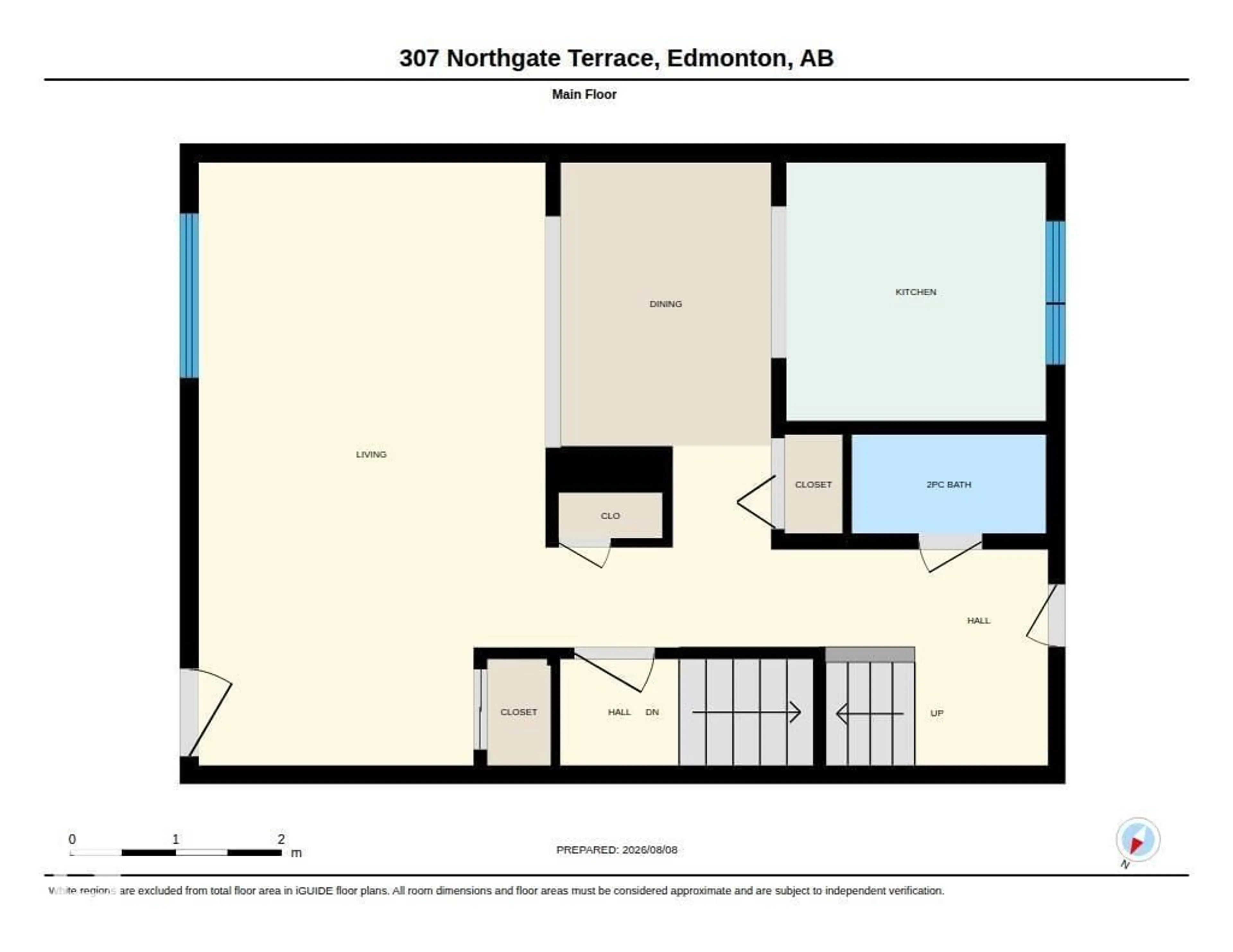 Floor plan for NW - 307 NORTHGATE TC, Edmonton Alberta T5E3E3