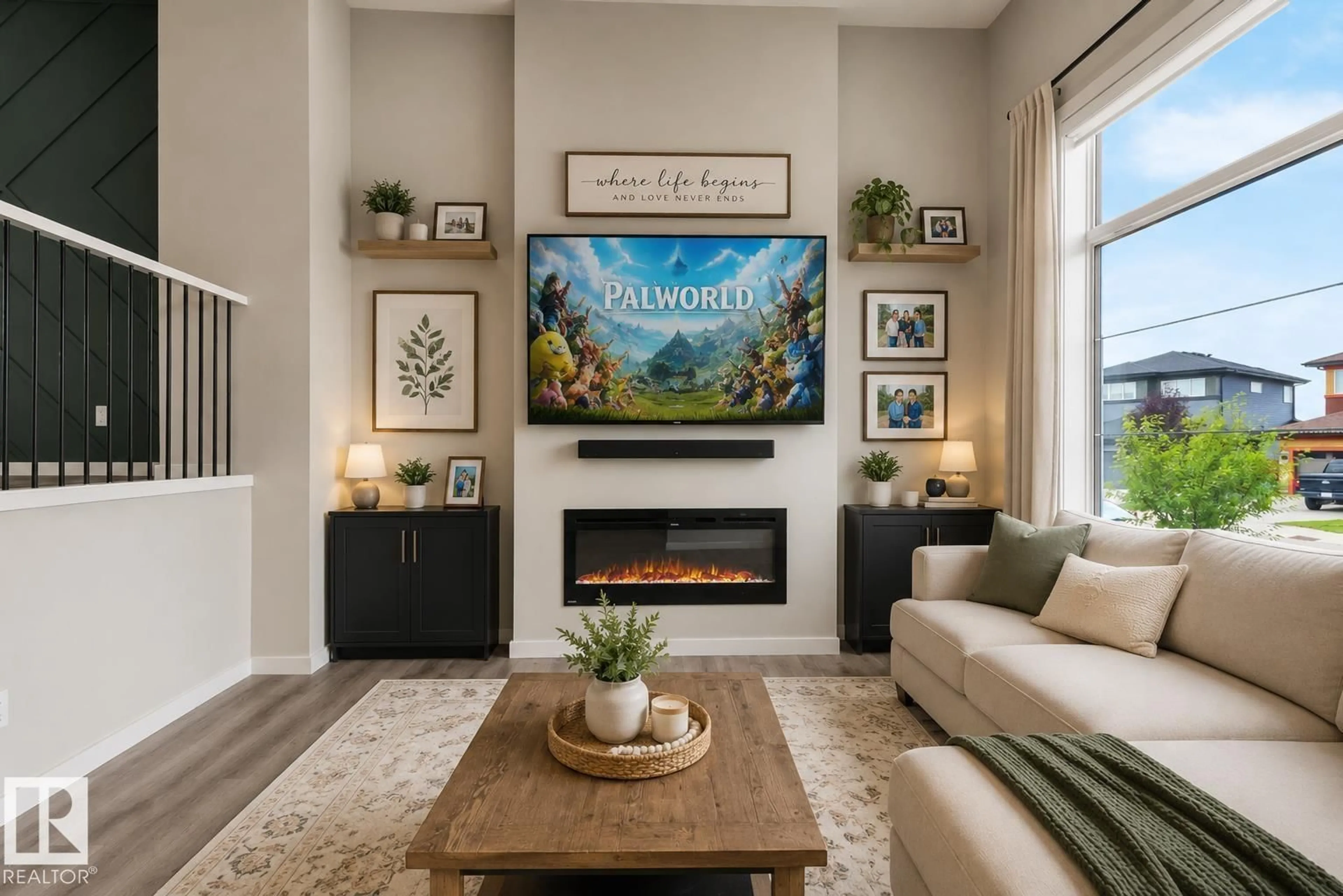 Living room with furniture, unknown for CI SW - 2355 KELLY CIRCLE, Edmonton Alberta T6W4K2